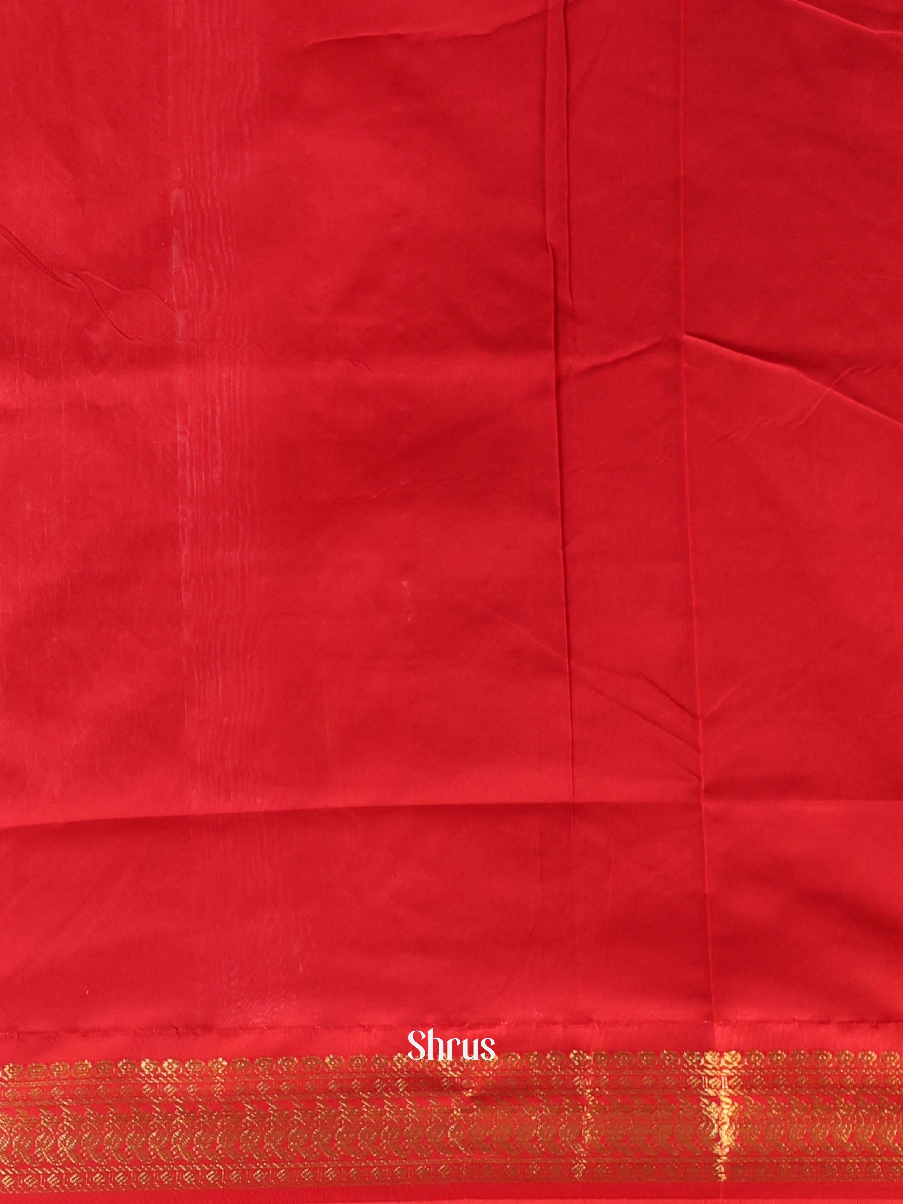 Yellow & Red - Kalyani Cotton Saree - Shop on Shrus.com