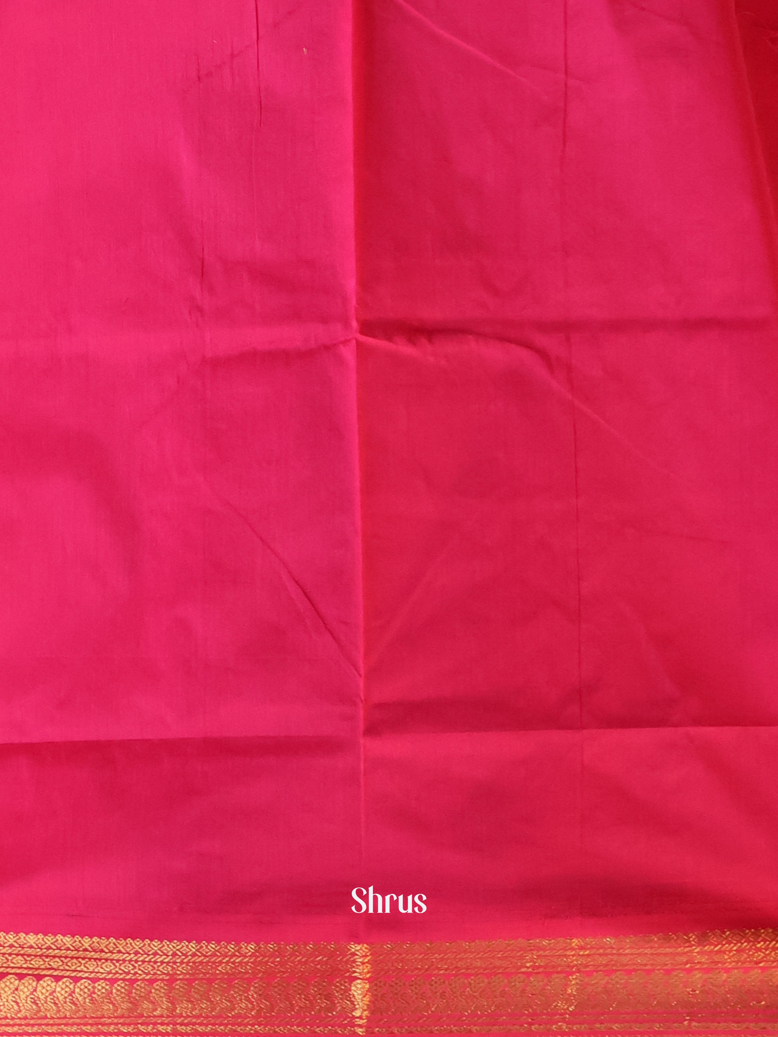 Yellow & Pink - Kalyani Cotton Saree - Shop on Shrus.com
