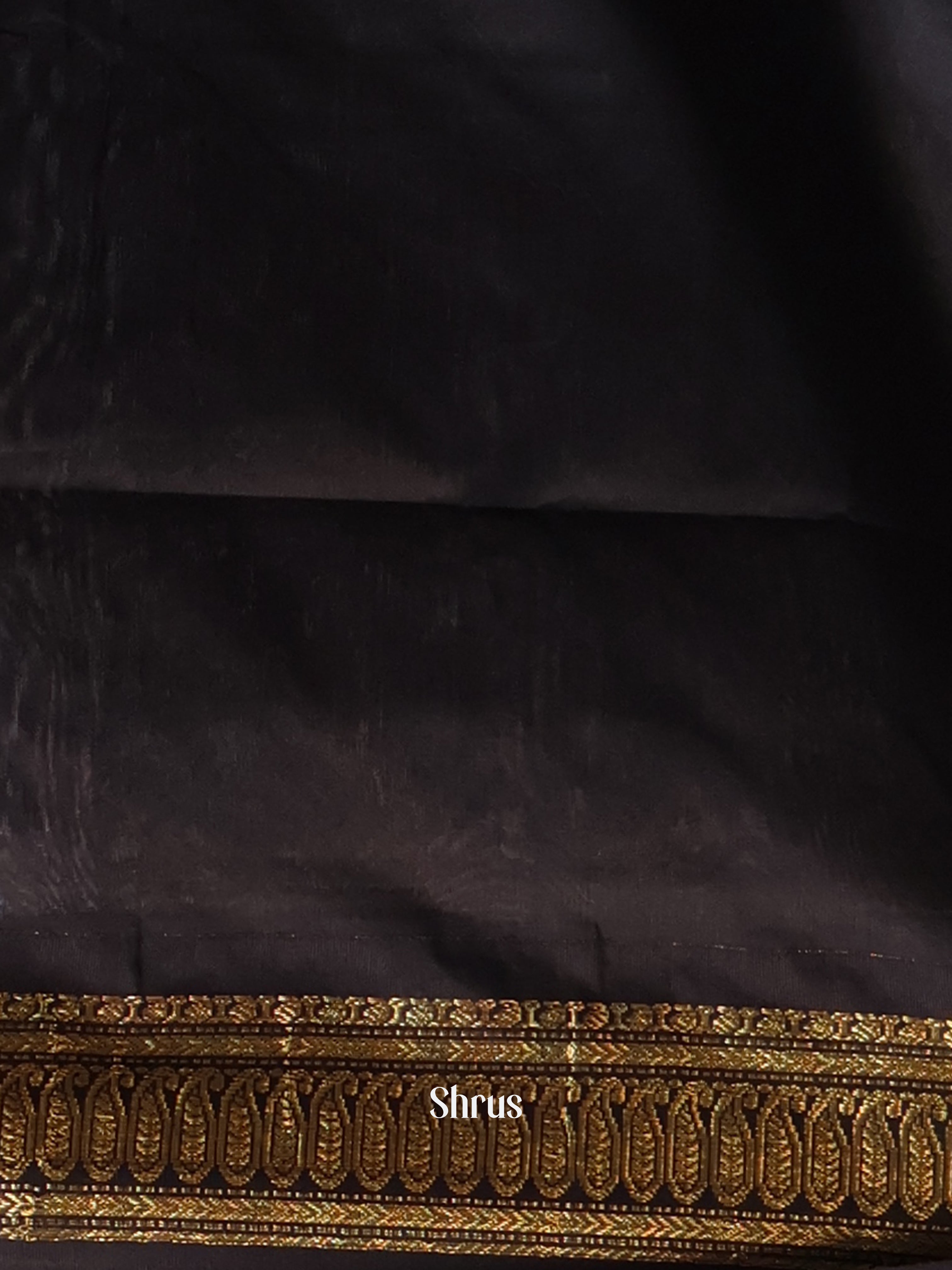 Grey & Black - Kalyani Cotton Saree - Shop on Shrus.com