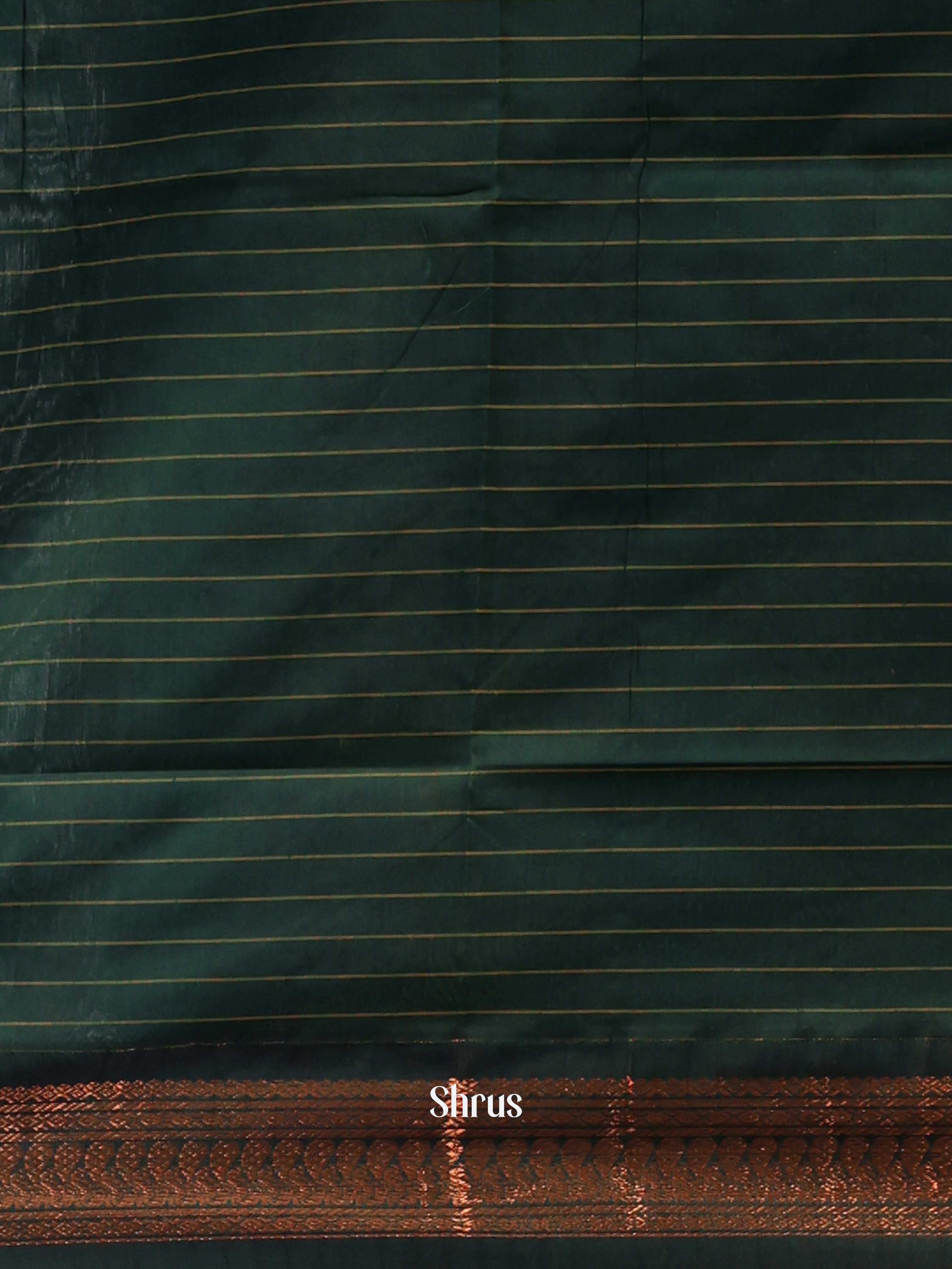 Mustard & Green - Kalyani Cotton Saree - Shop on Shrus.com