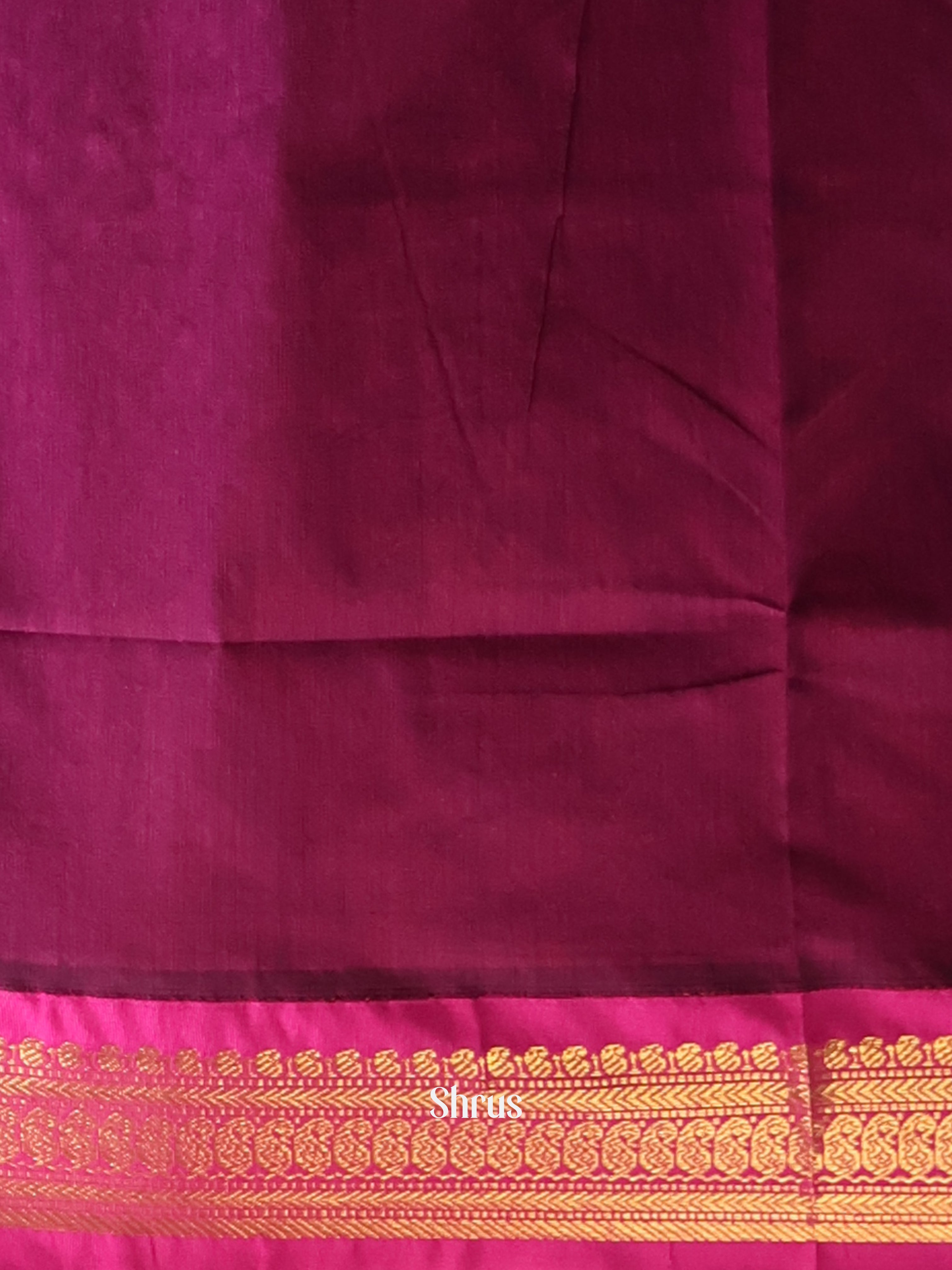 Grey & Purple - Kalyani Cotton Saree - Shop on Shrus.com