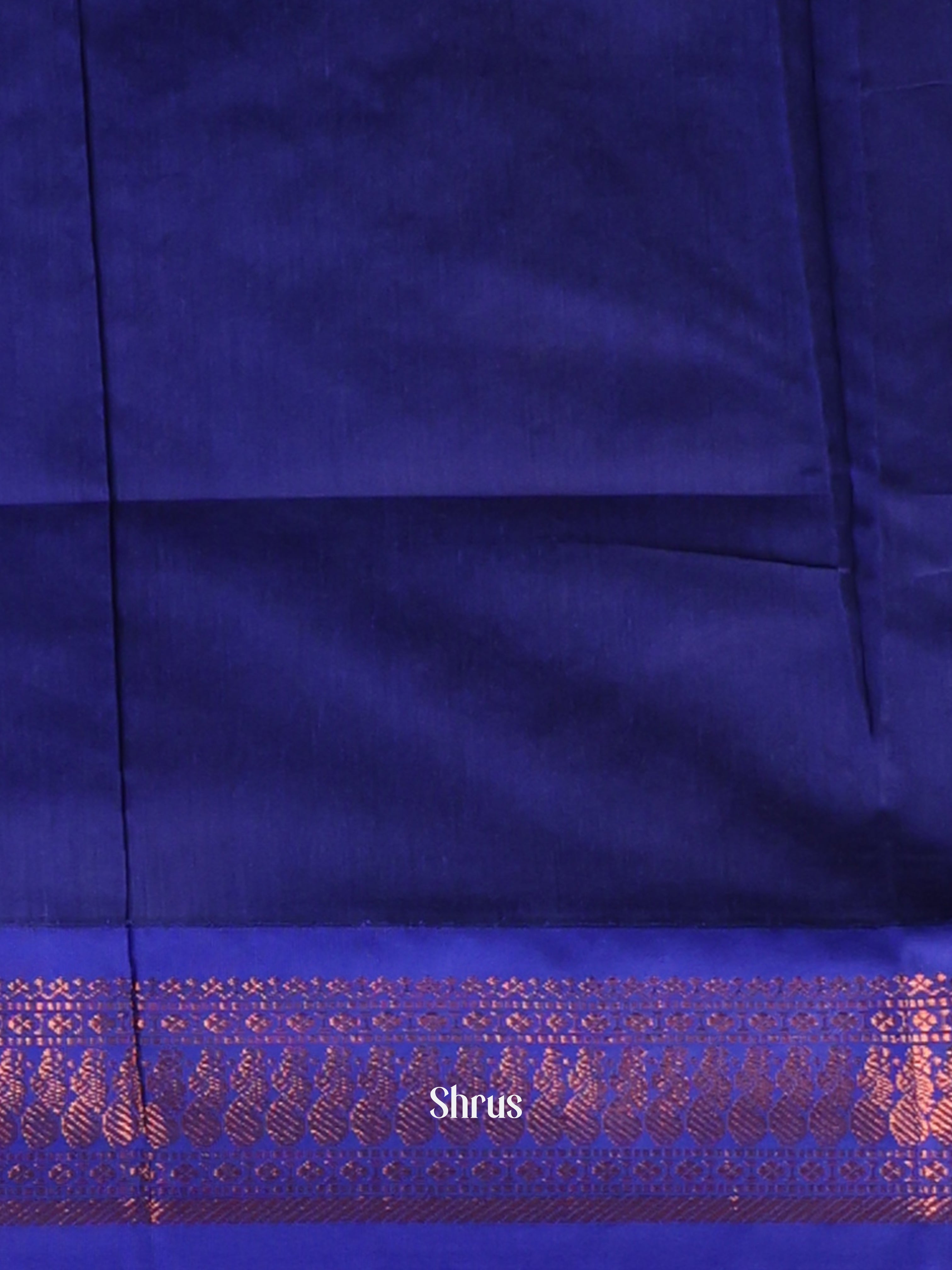 Mustard & Blue - Kalyani Cotton Saree - Shop on Shrus.com