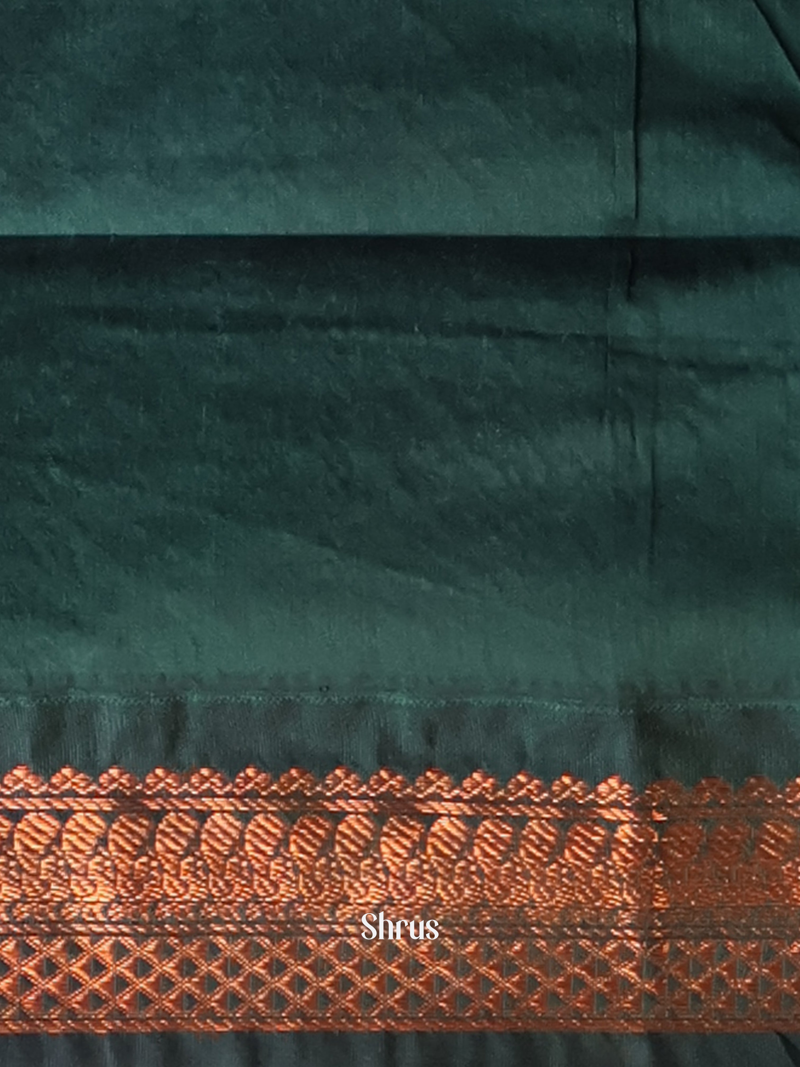 Red & Green - Kalyani Cotton Saree - Shop on Shrus.com