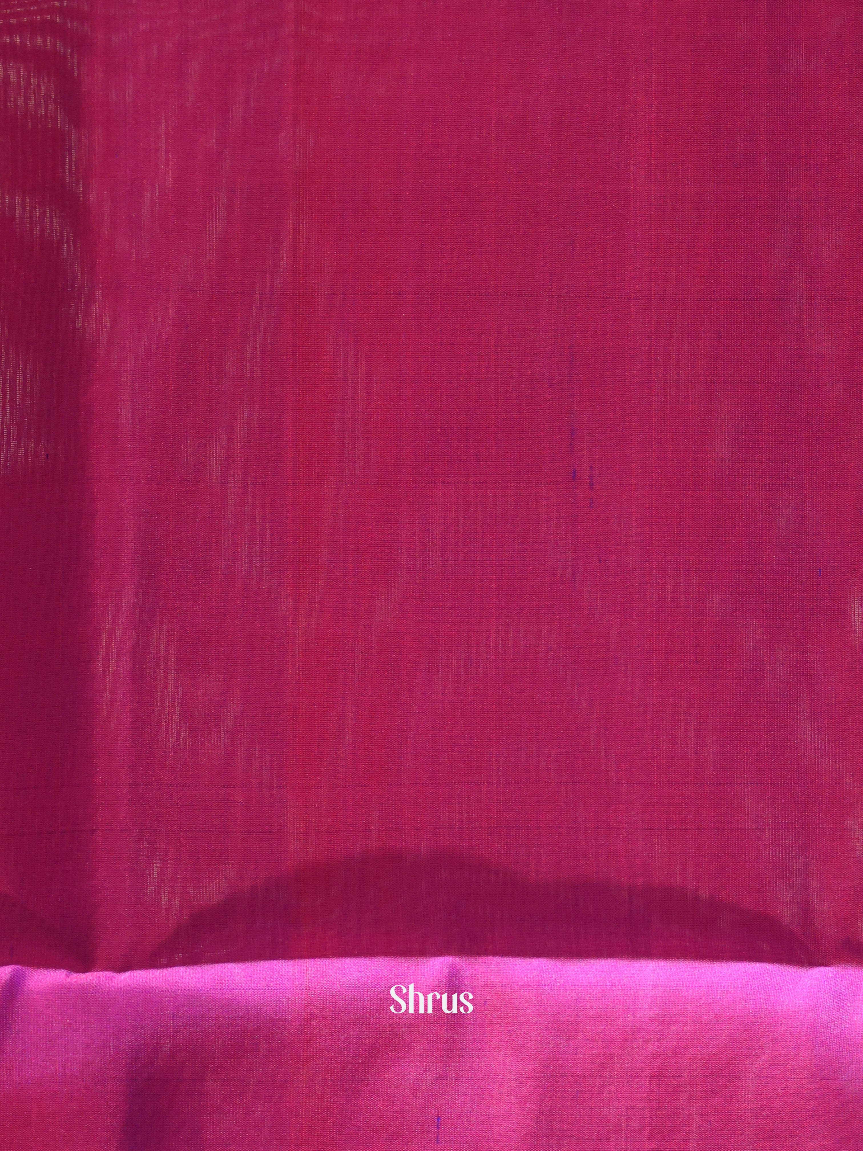 Blue & Majenta - Soft Silk Saree - Shop on Shrus.com