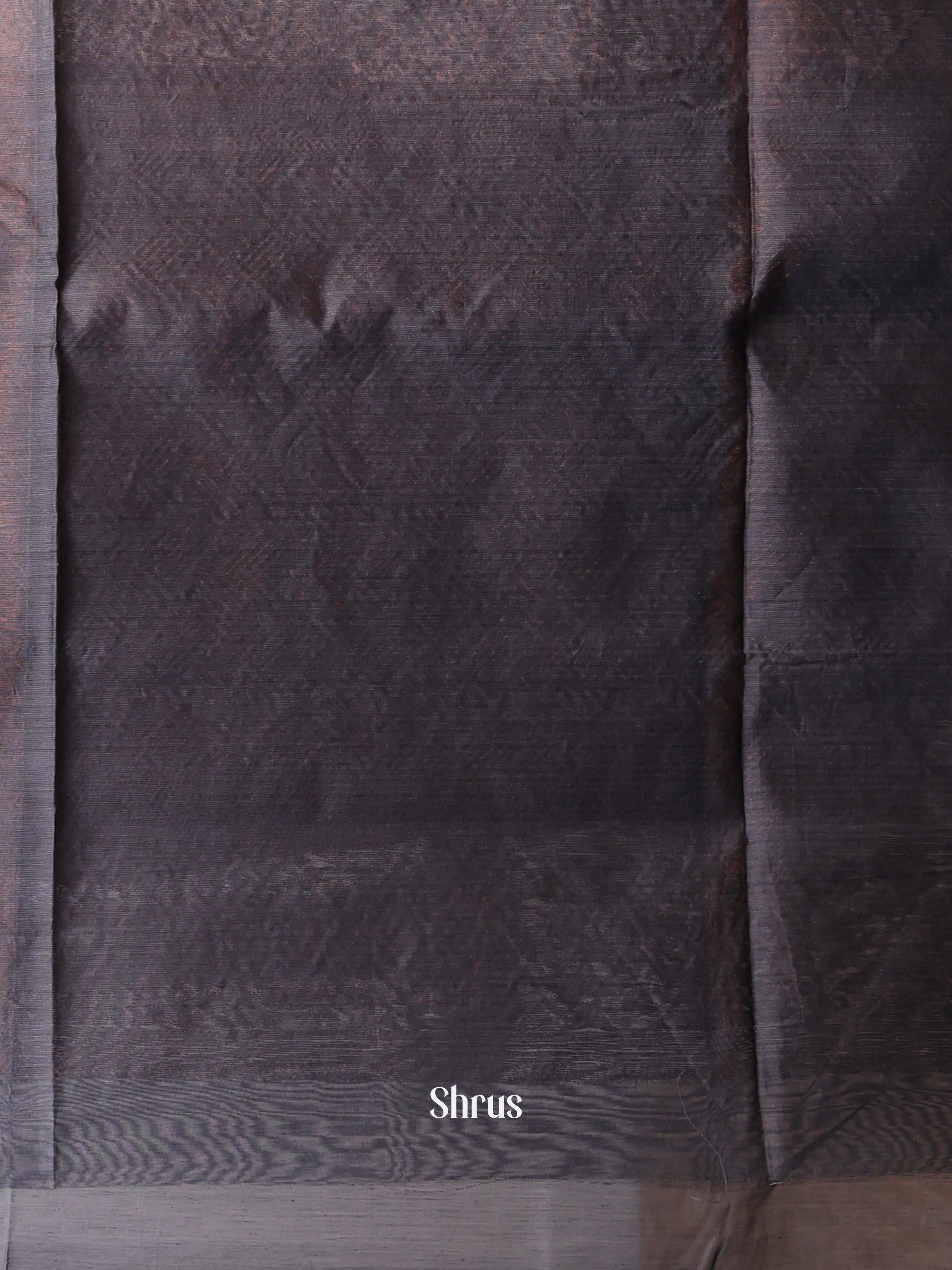 Maroon & Grey - Semi Silkcotton Saree - Shop on Shrus.com