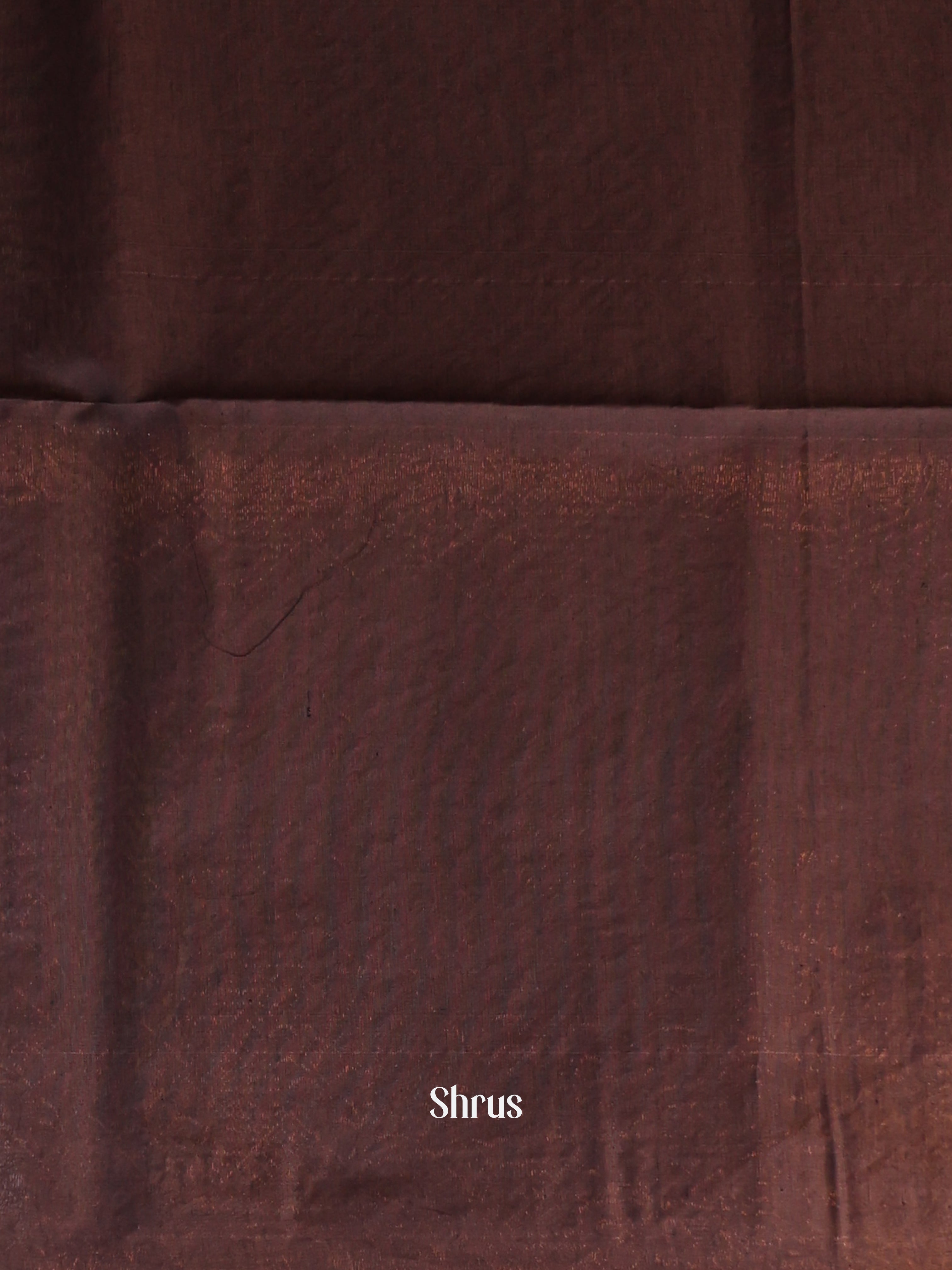 Pink & Brown - Semi Silkcotton Saree - Shop on Shrus.com