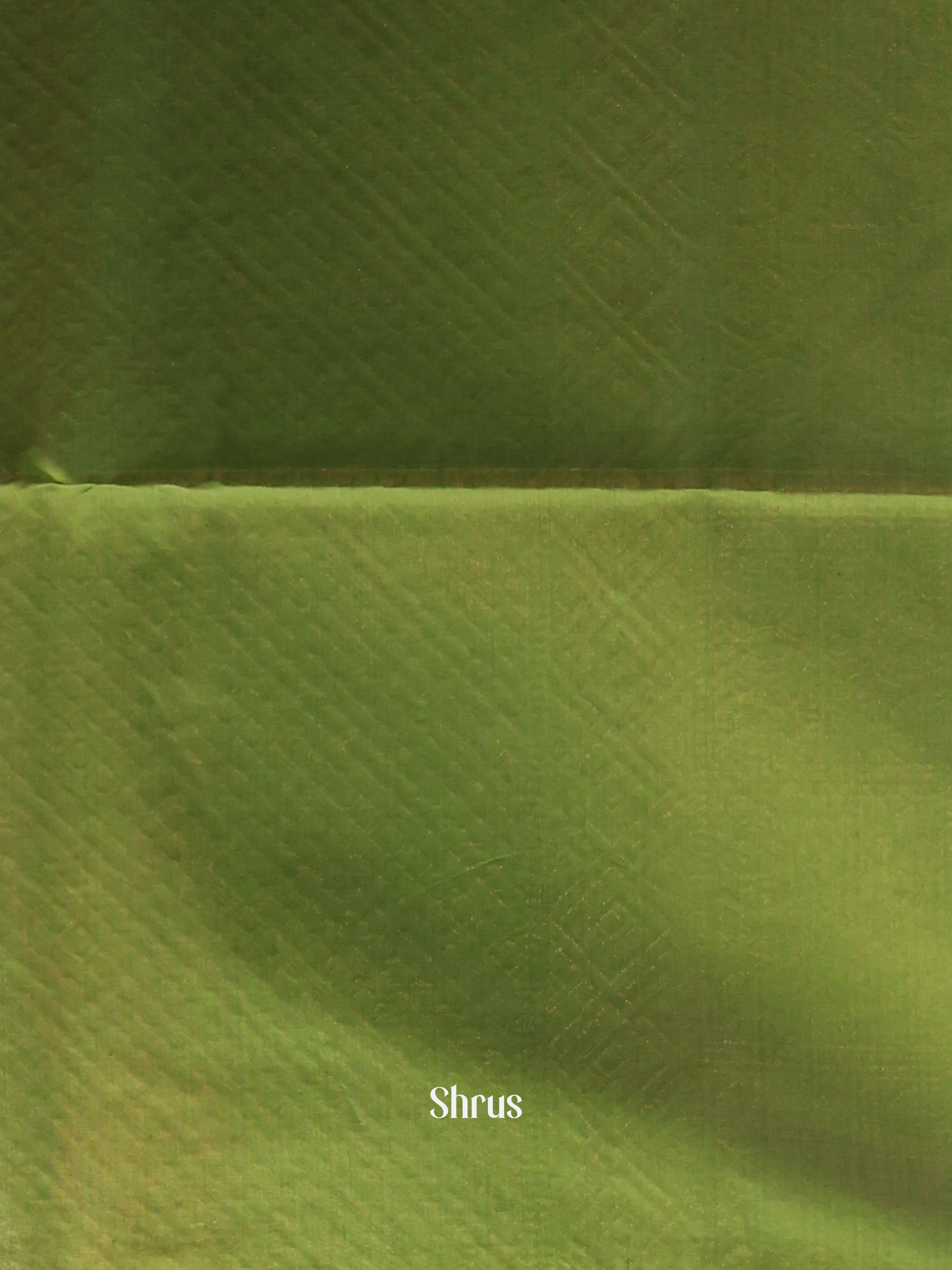 Pink & Green - Semi Silkcotton Saree - Shop on Shrus.com