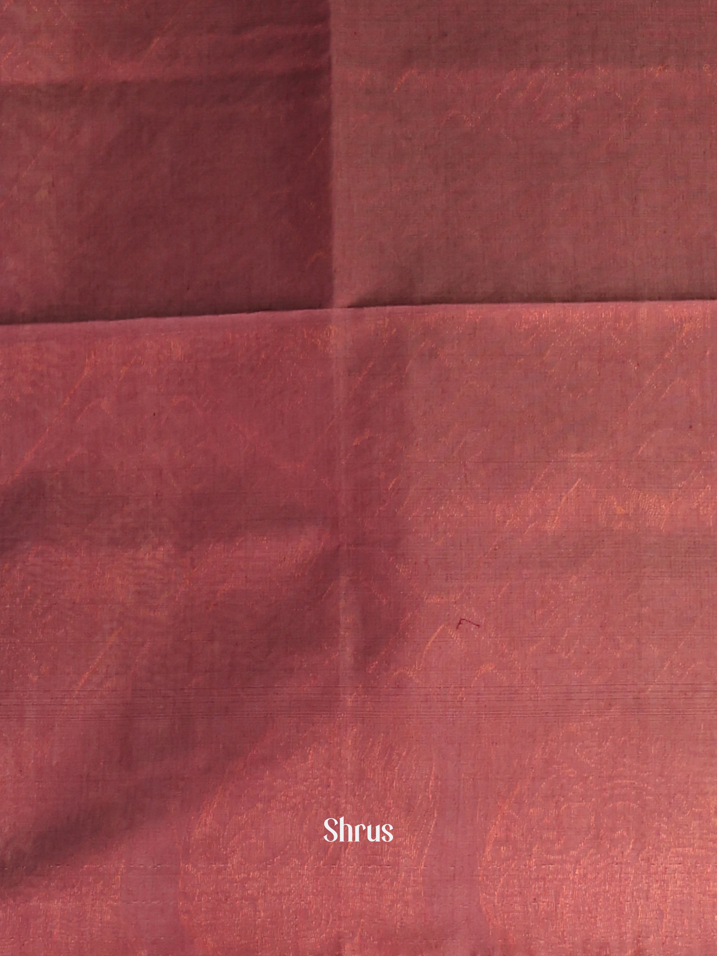 Peach & Maroon - Semi Silkcotton Saree - Shop on Shrus.com