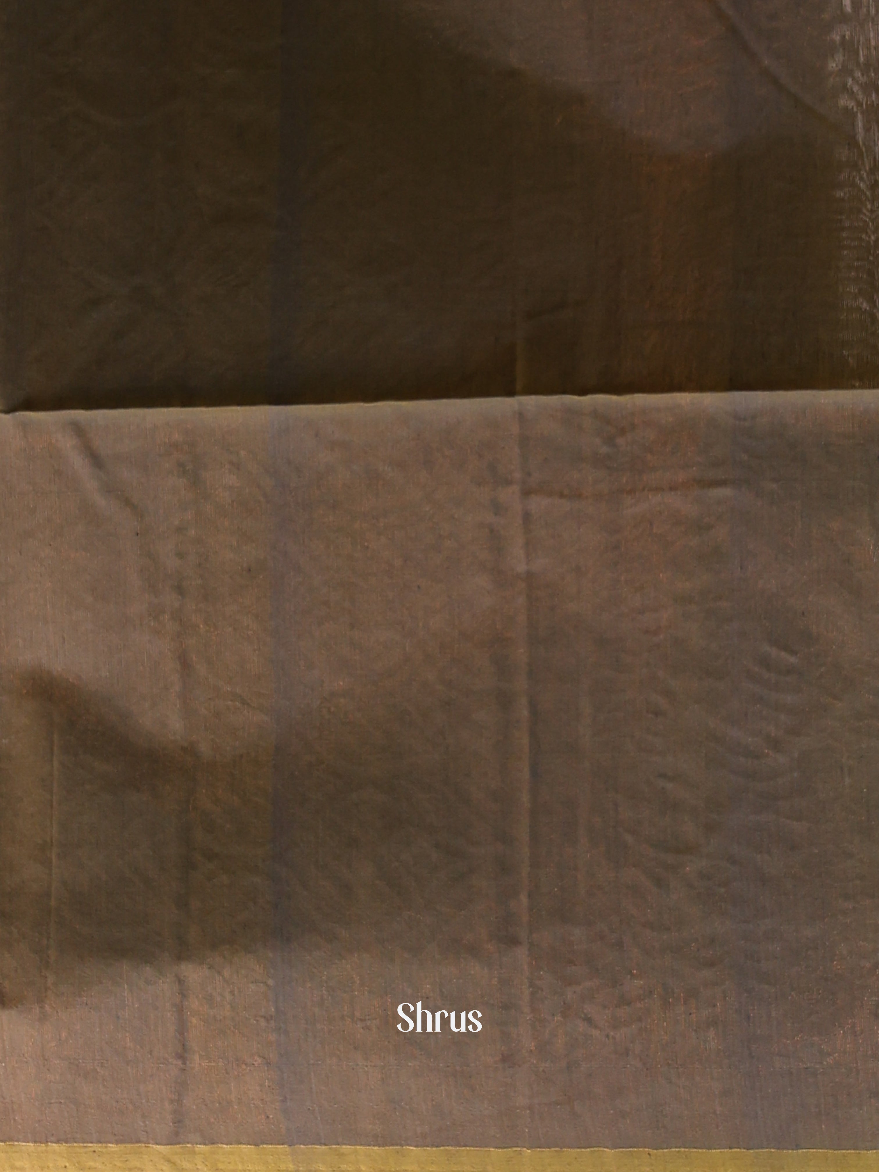 Pink & Grey - Semi Silkcotton Saree - Shop on Shrus.com