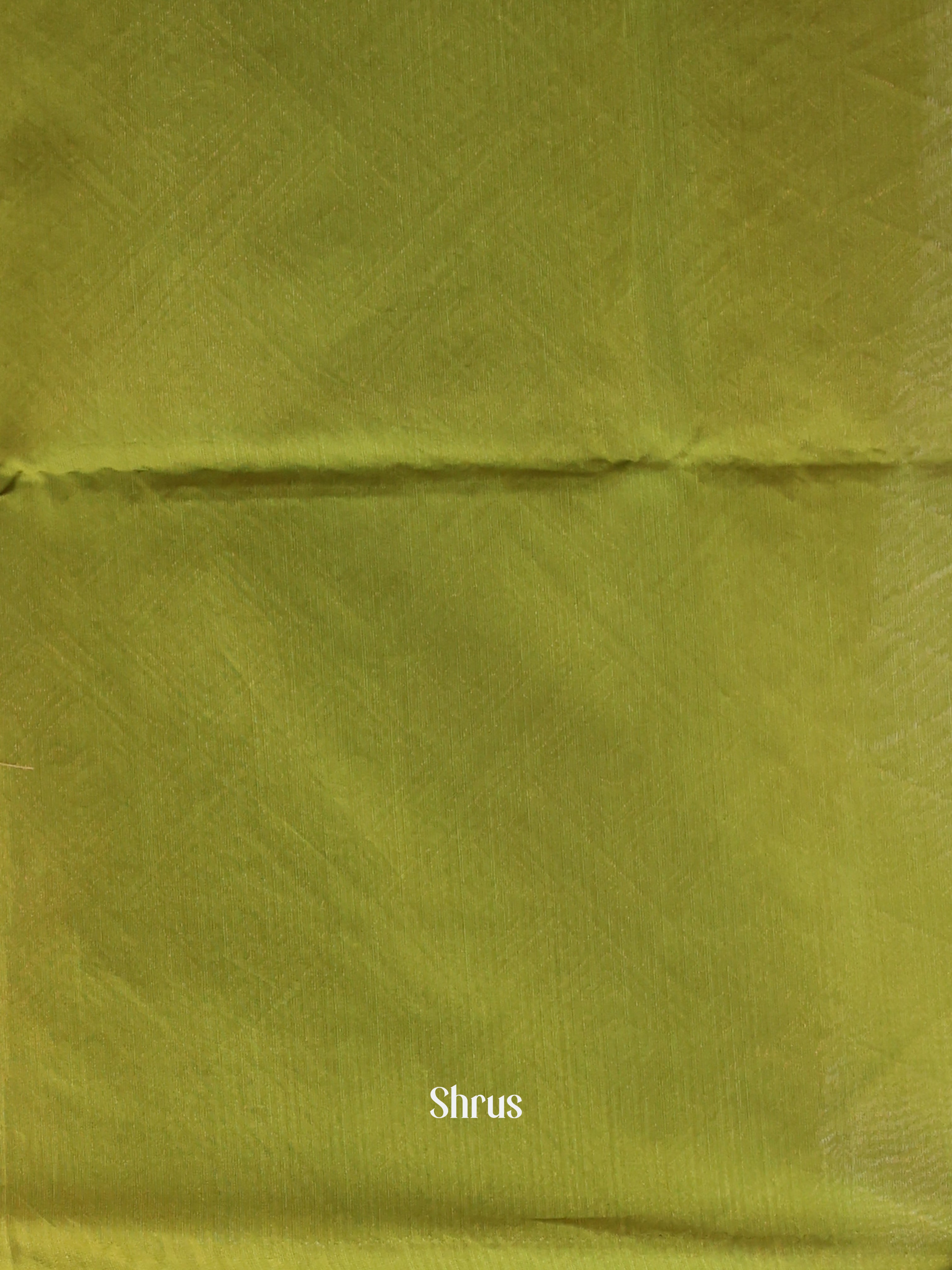 Pink & Green - Semi Silkcotton Saree - Shop on Shrus.com