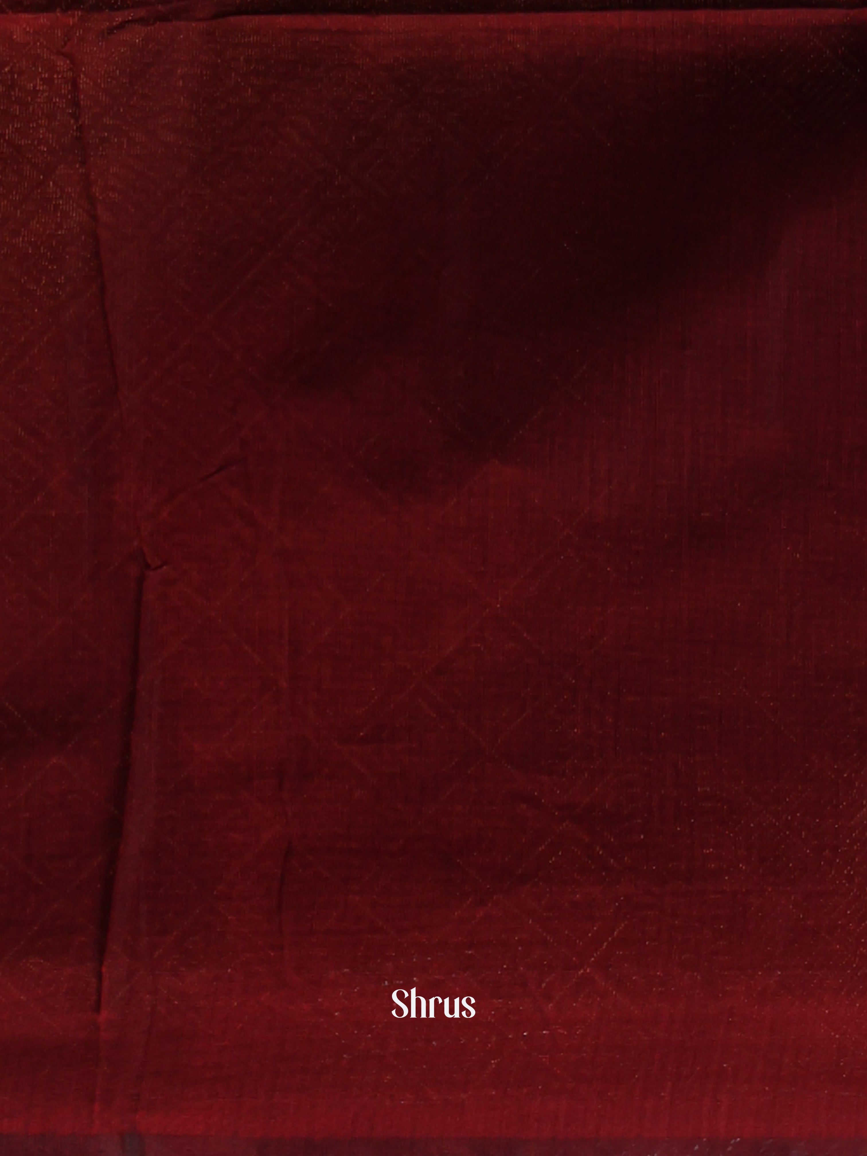 Green & Maroon - Semi Silkcotton Saree - Shop on Shrus.com