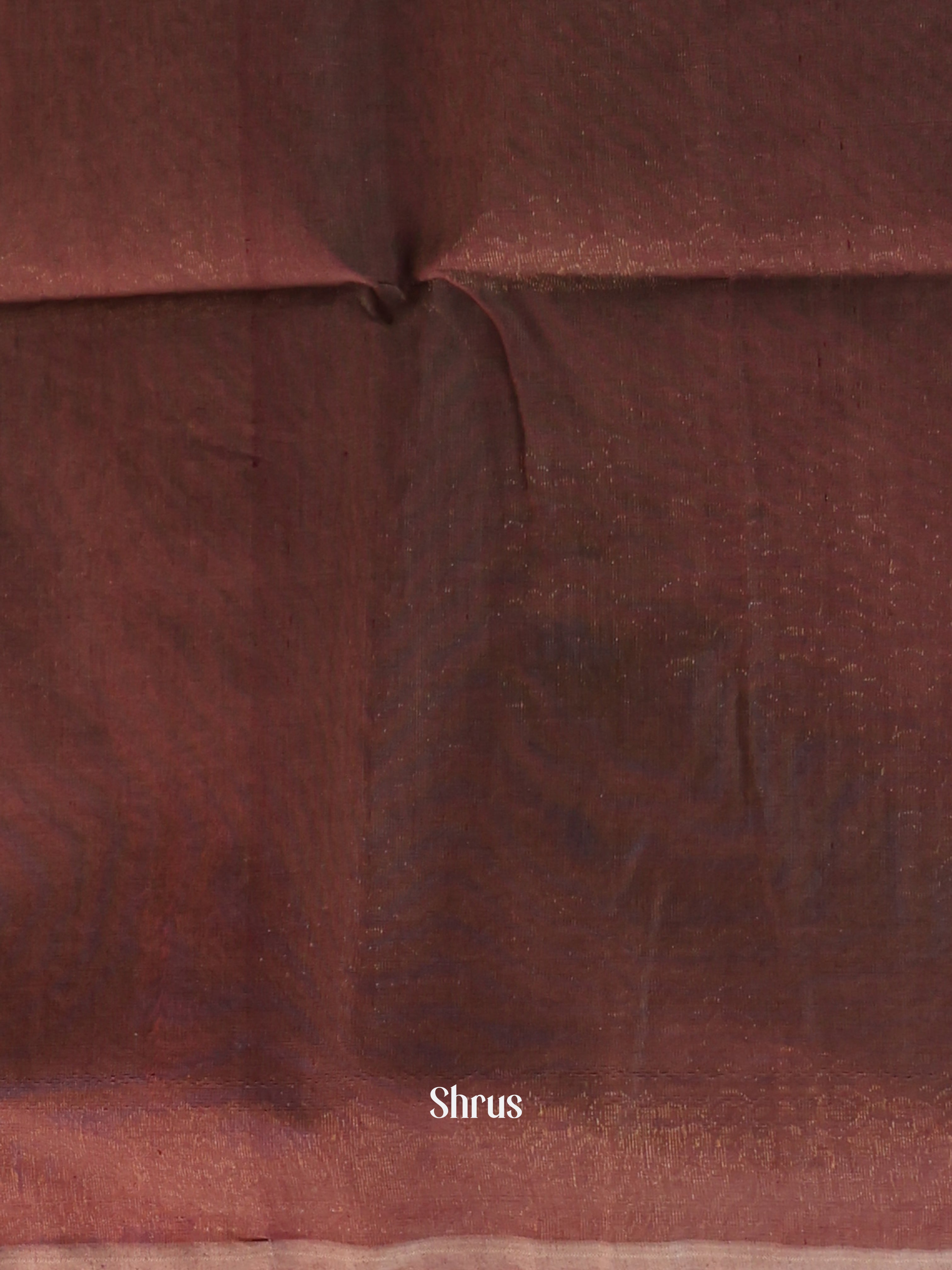 Yellow & Brown - Semi Silkcotton Saree - Shop on Shrus.com
