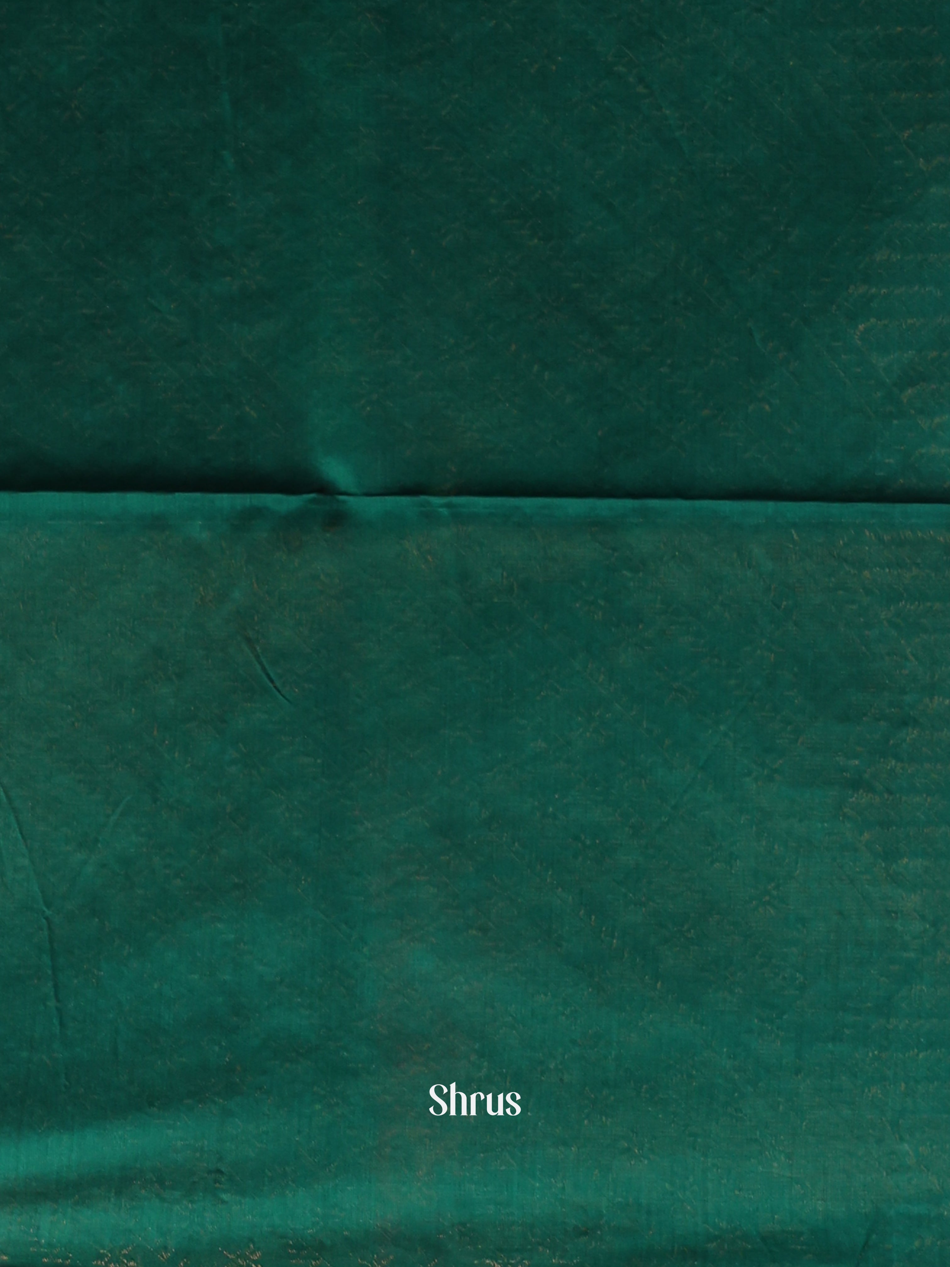 Red & Green - Semi Silkcotton Saree - Shop on Shrus.com
