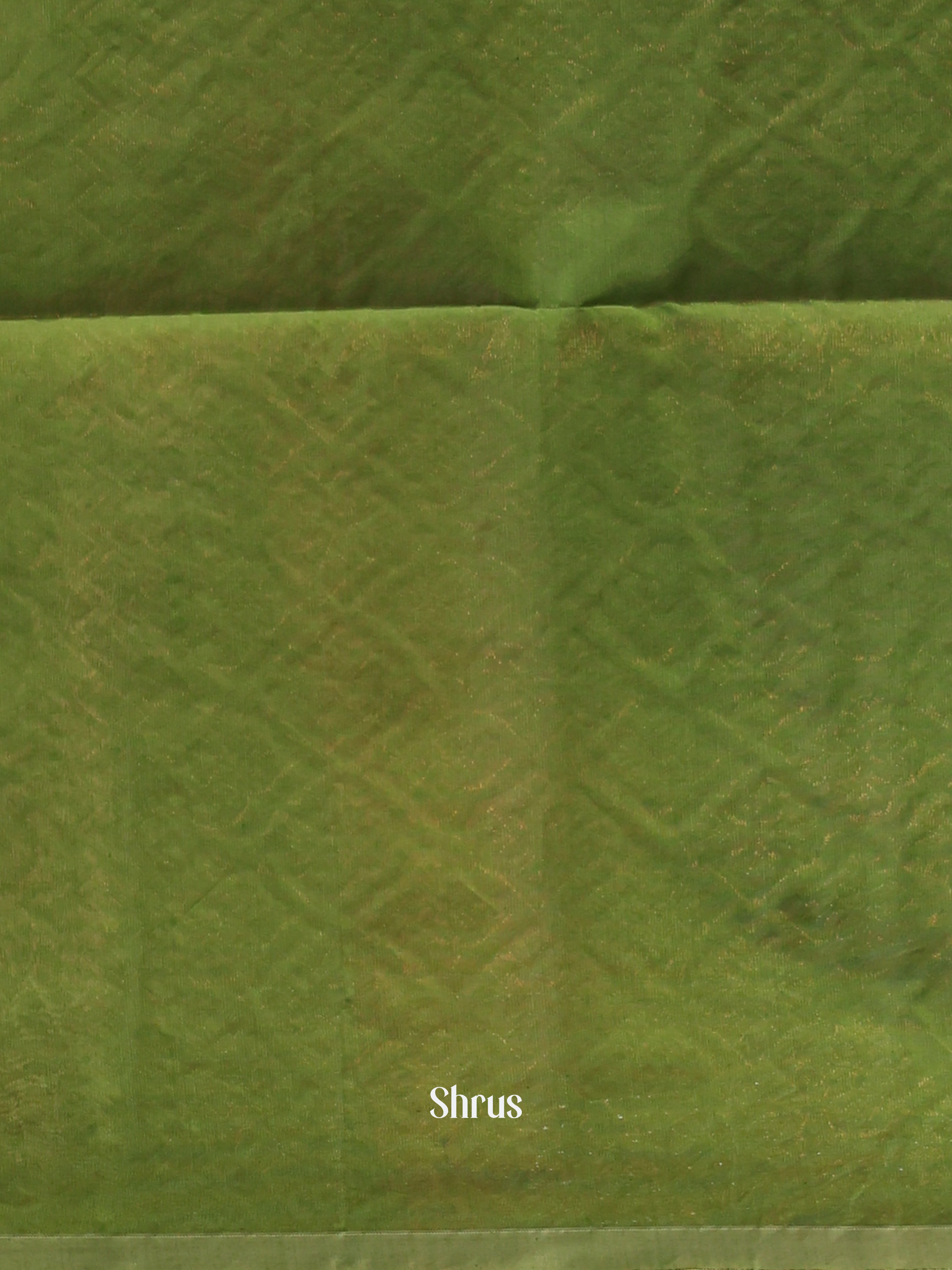 Pink & Green - Semi Silkcotton Saree - Shop on Shrus.com