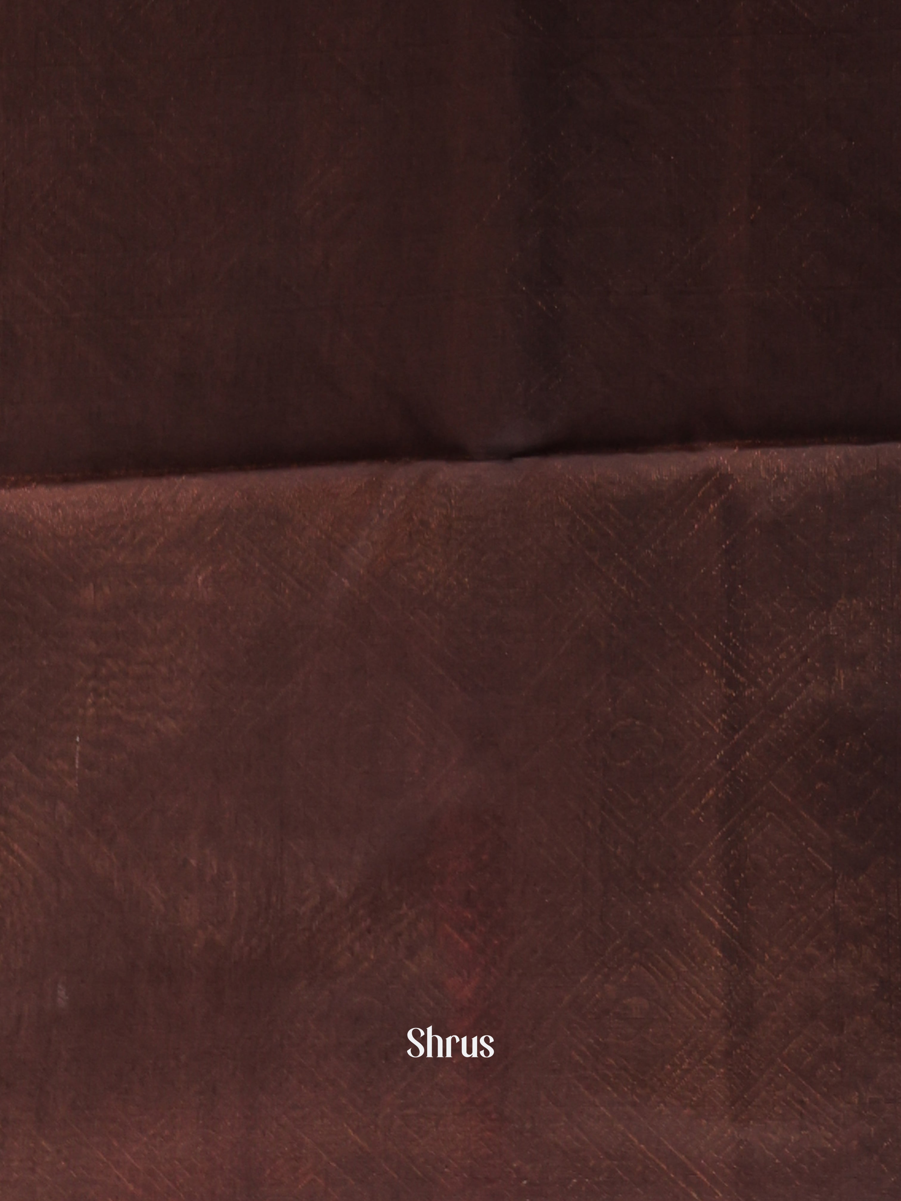 Pink & Brown - Semi Silkcotton Saree - Shop on Shrus.com
