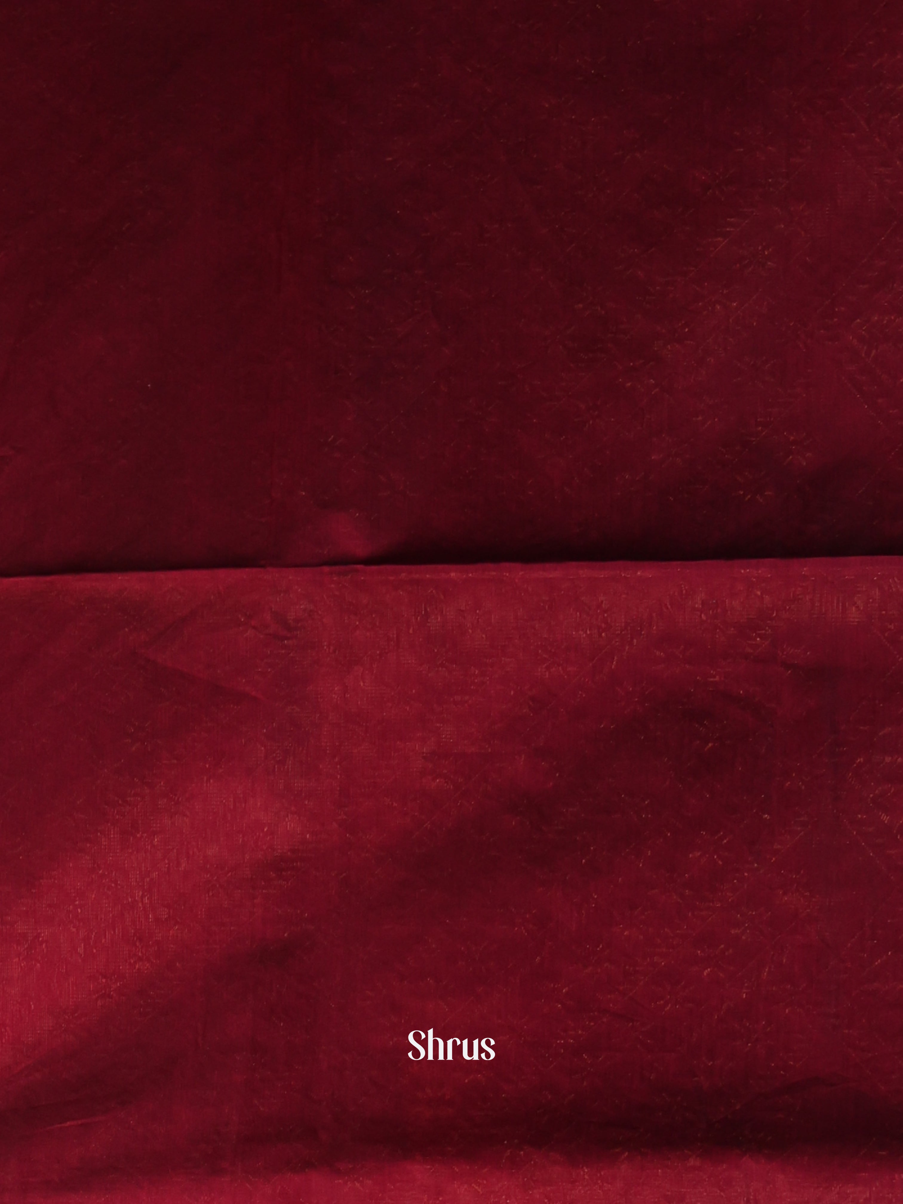 Green & Maroon - Semi Silkcotton Saree - Shop on Shrus.com