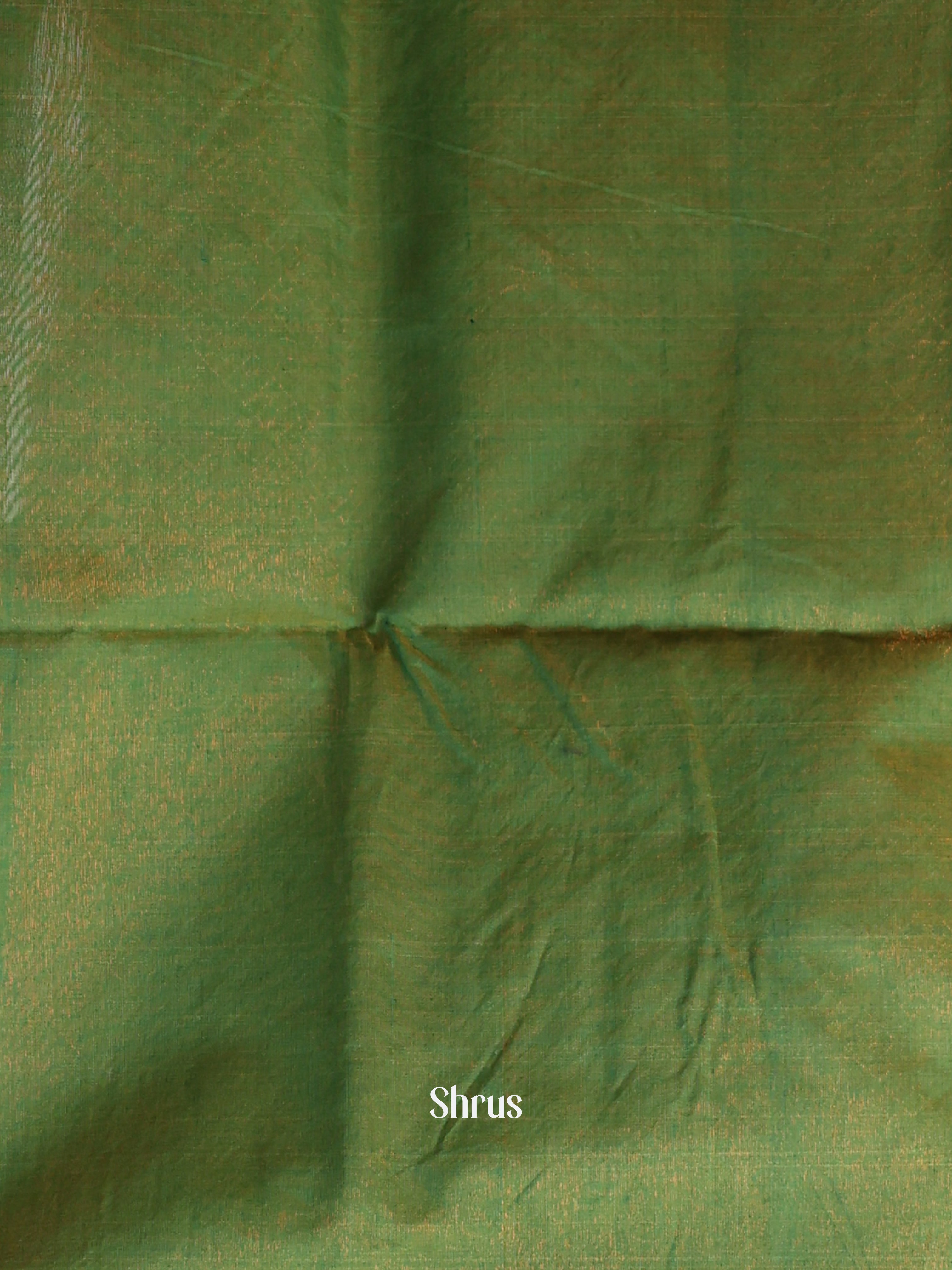 Orange & Green - Semi Silkcotton Saree - Shop on Shrus.com