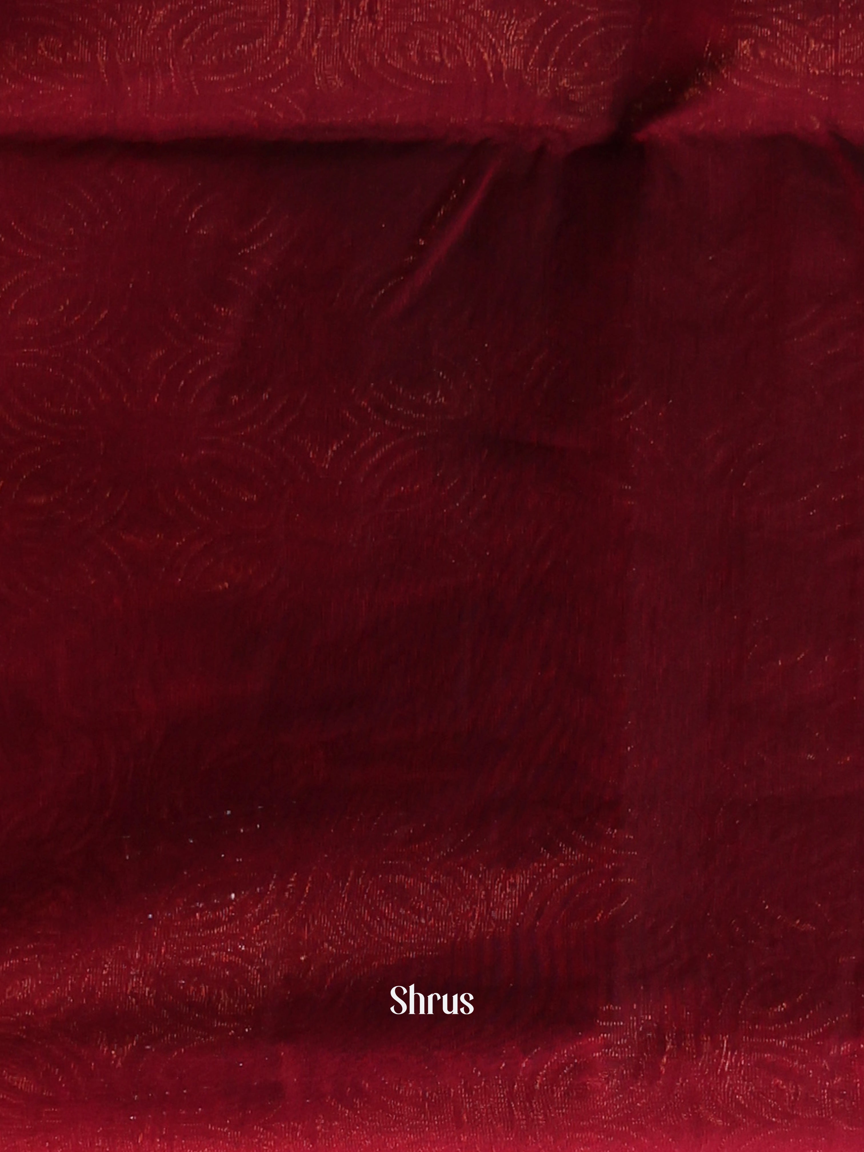 Green & Maroon - Semi Silkcotton Saree - Shop on Shrus.com