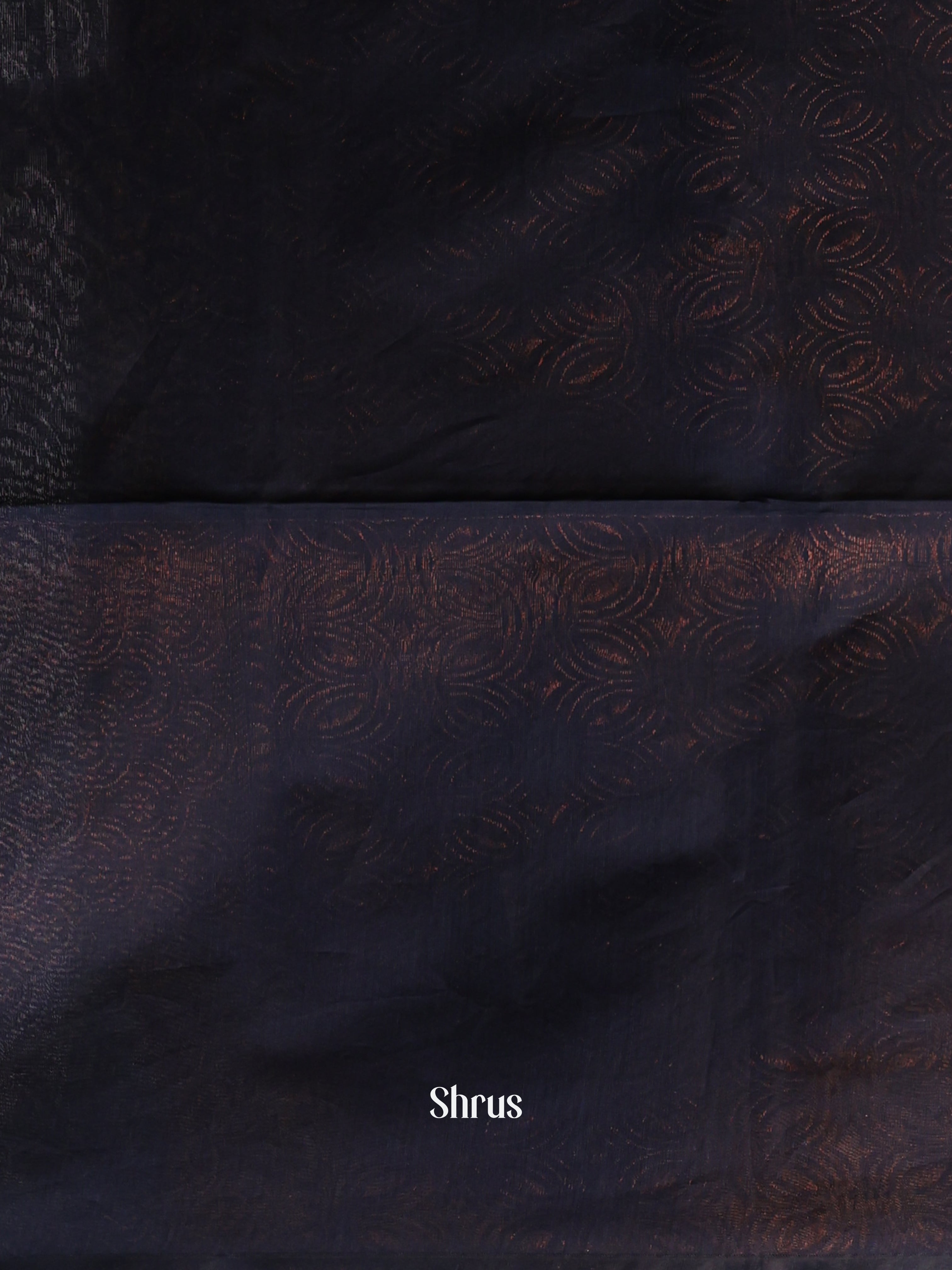 Maroon & Black - Semi Silkcotton Saree - Shop on Shrus.com