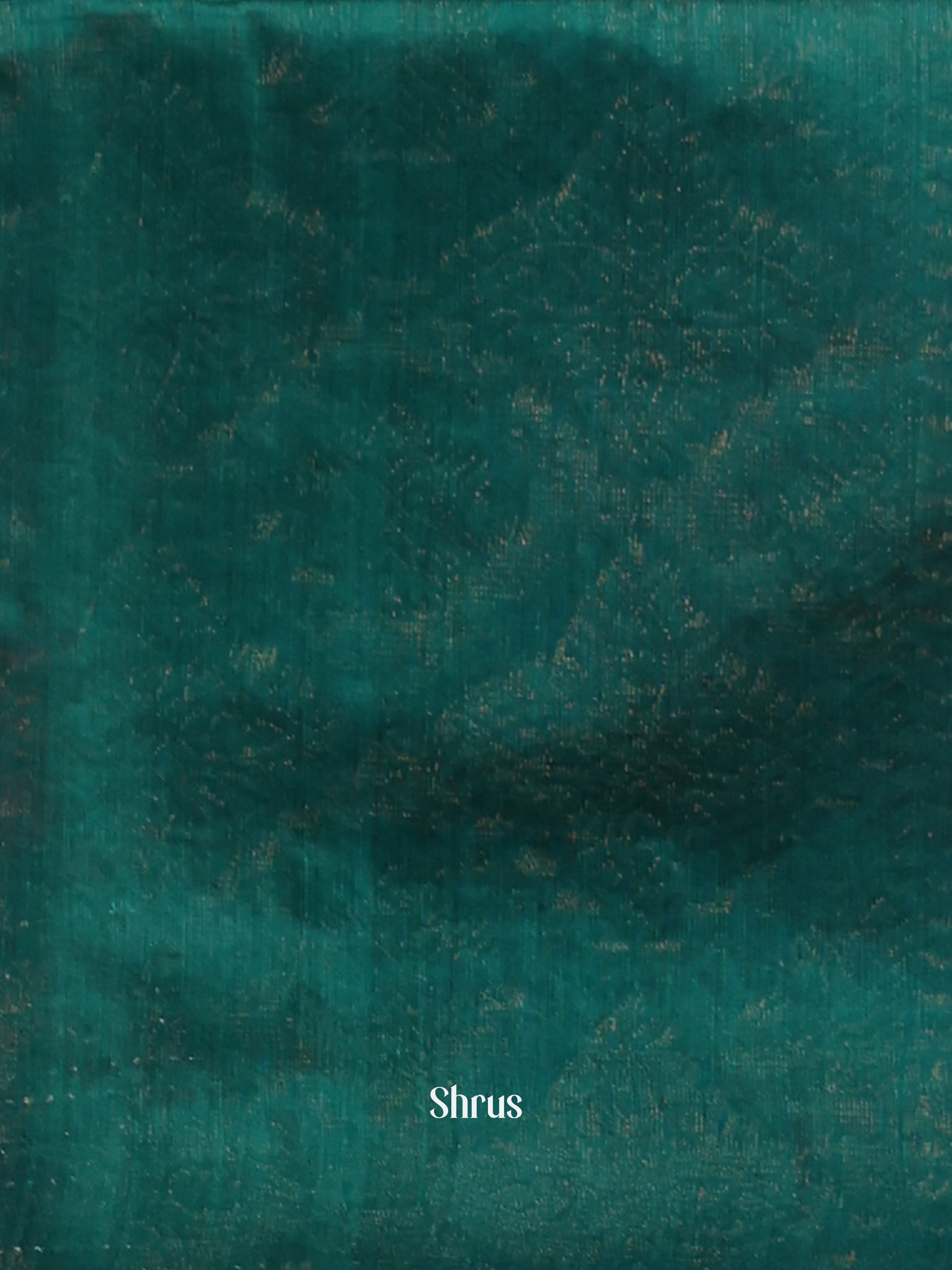Brown & Green - Semi Silkcotton Saree - Shop on Shrus.com