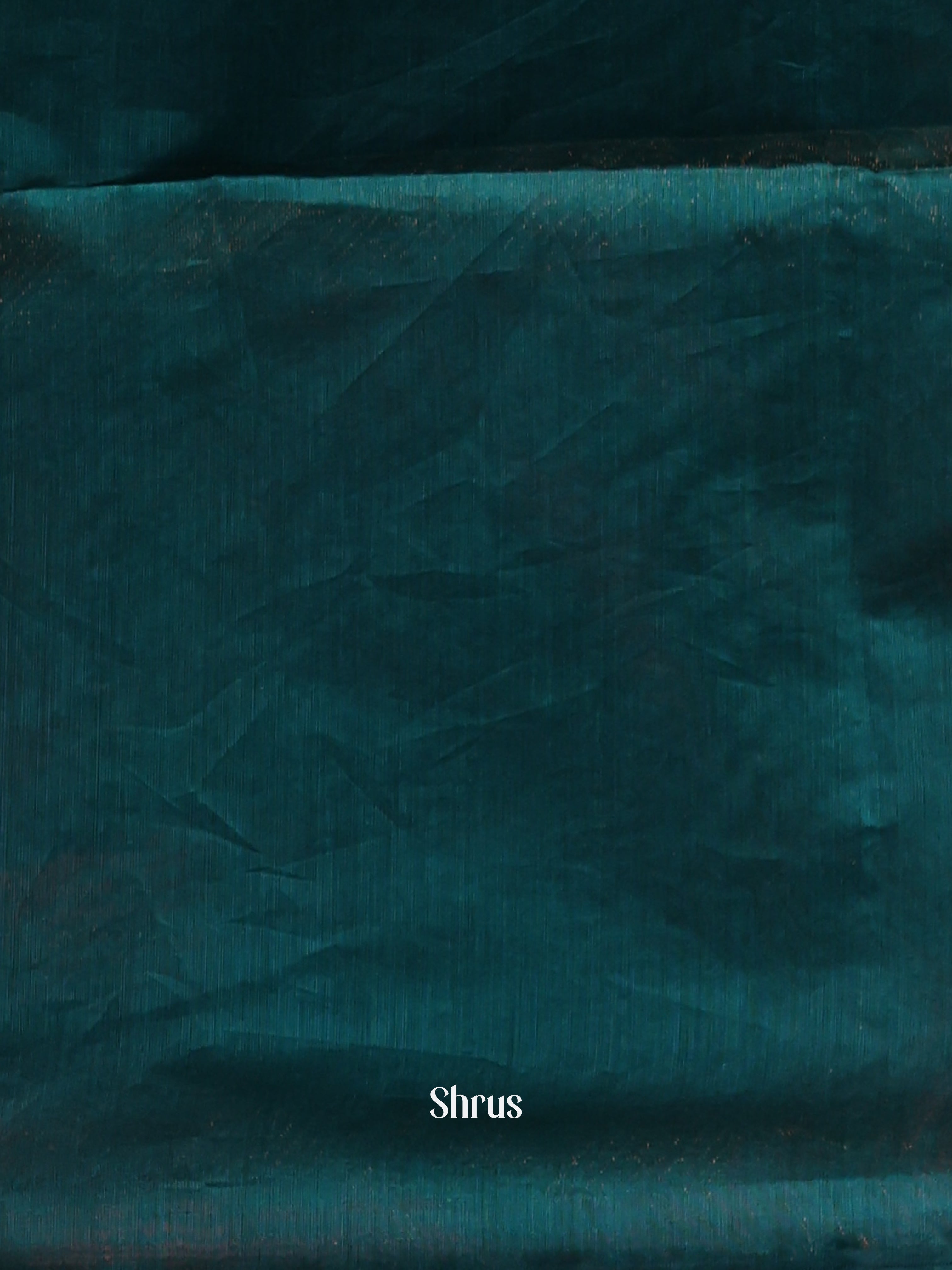 Purple & Peacock Blue- Semi Silkcotton Saree - Shop on Shrus.com