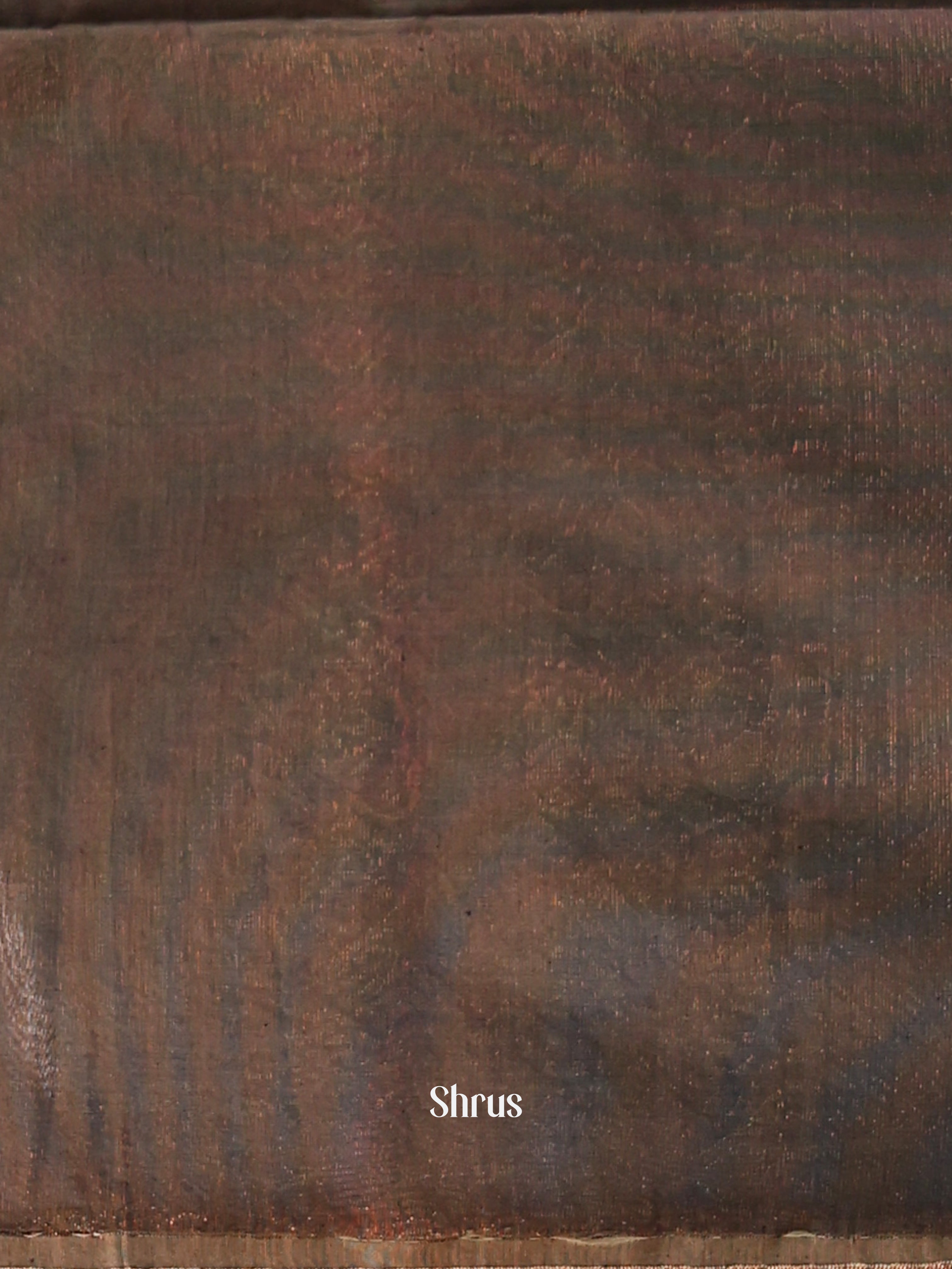 Orange & Grey - Semi Silkcotton Saree - Shop on Shrus.com