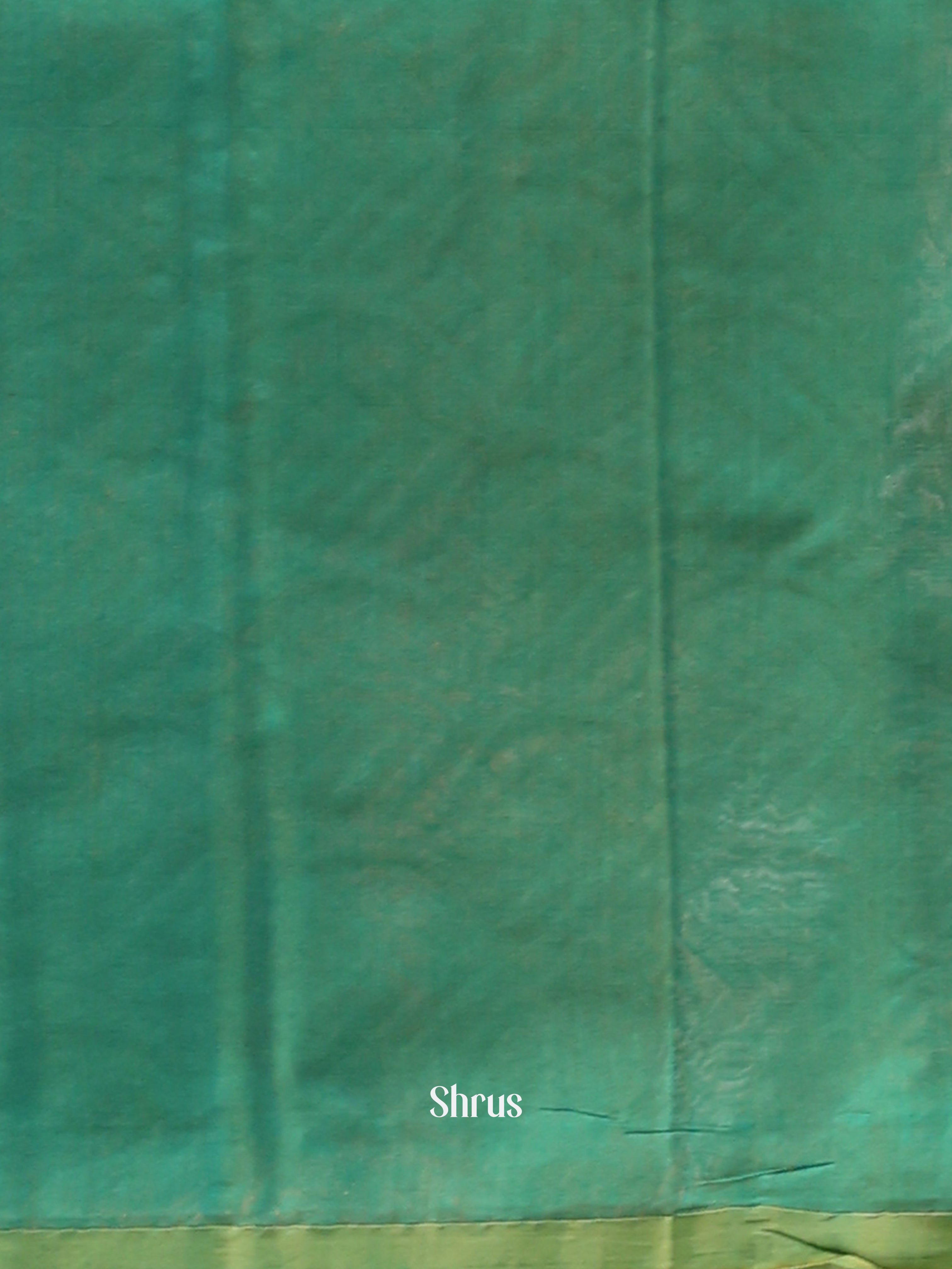 Pink & Green - Semi Silkcotton Saree - Shop on Shrus.com