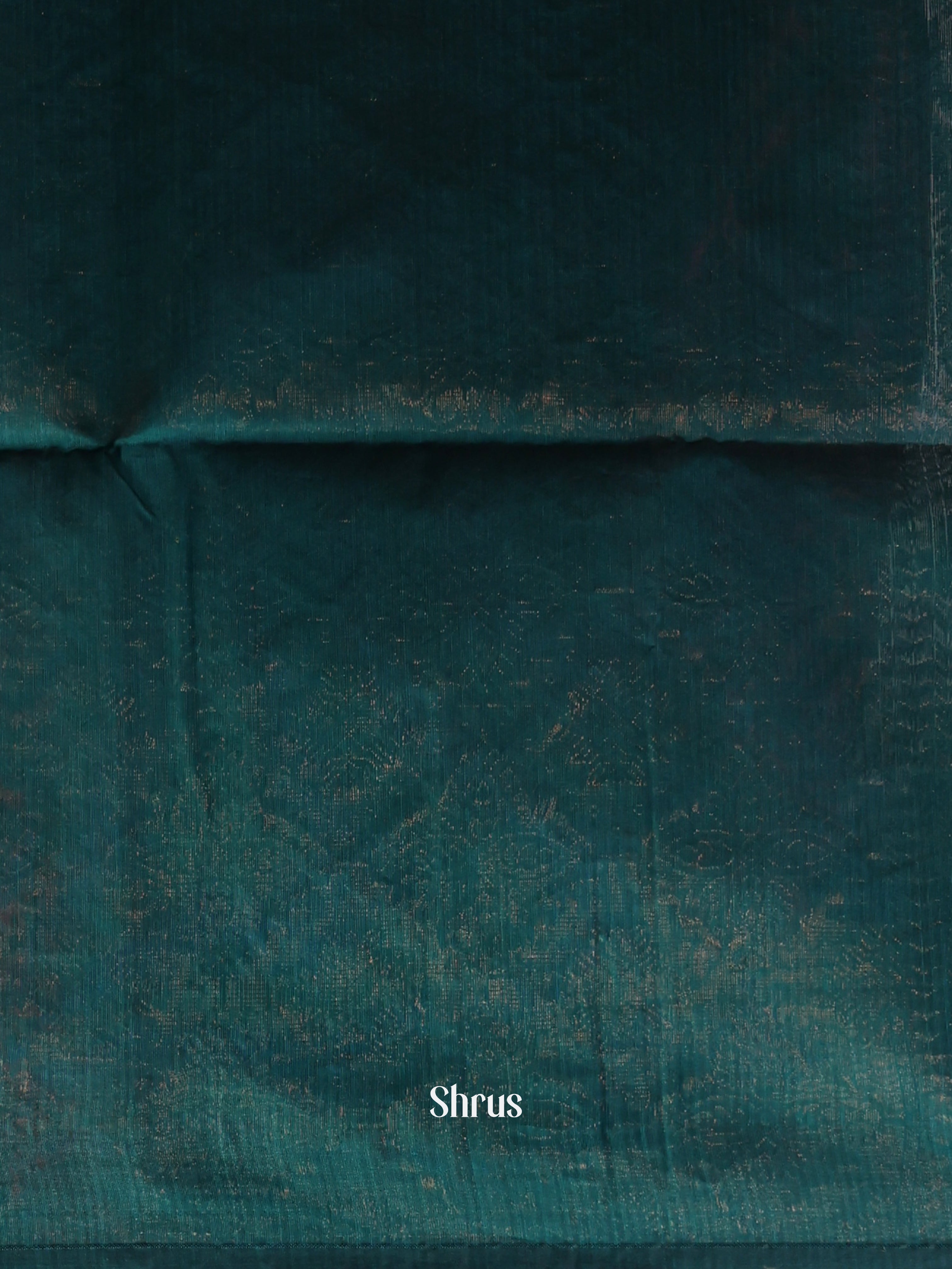 Dark Purple & Green - Semi Silkcotton Saree - Shop on Shrus.com
