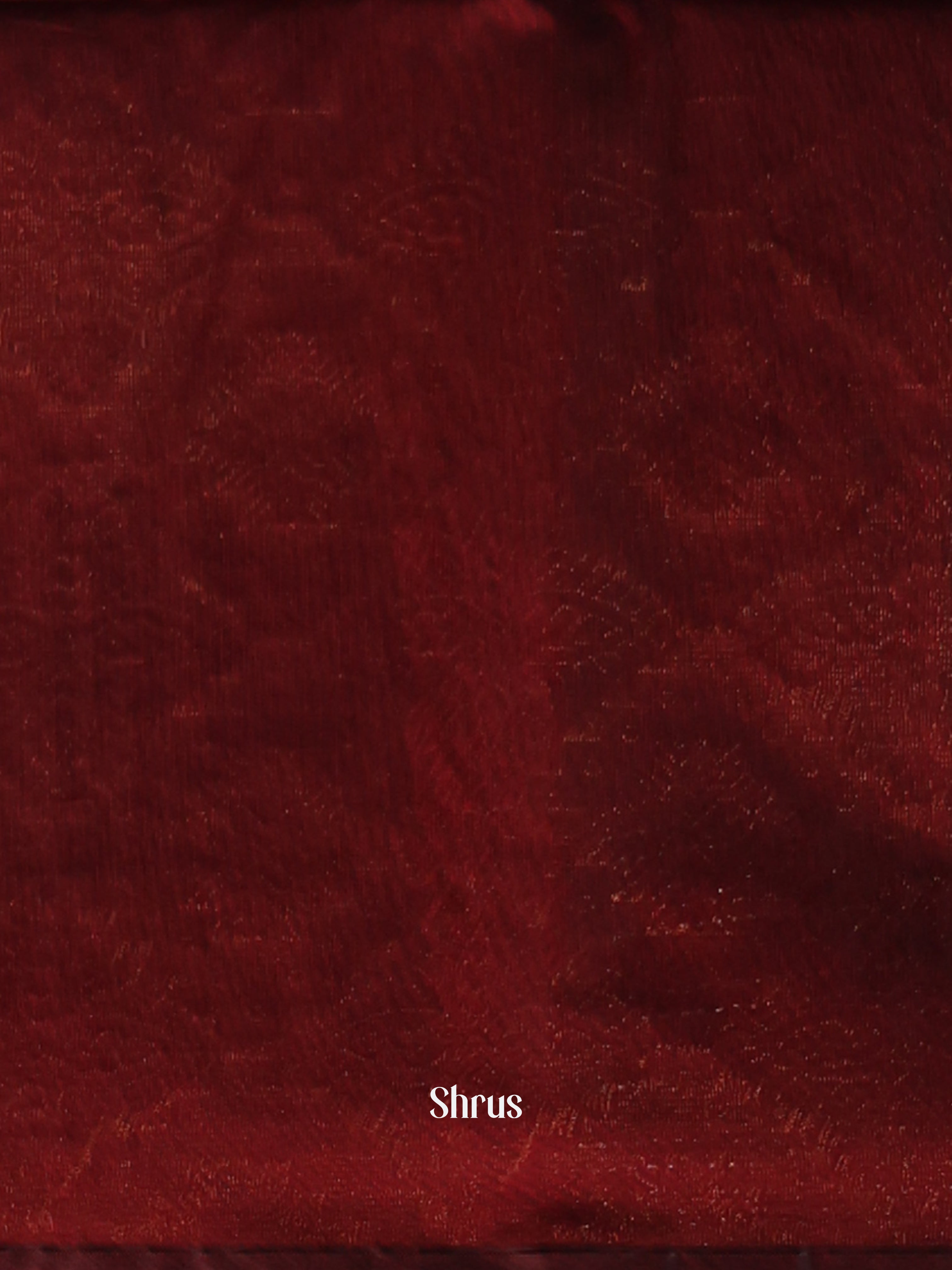 Green & Maroon - Semi Silkcotton Saree - Shop on Shrus.com