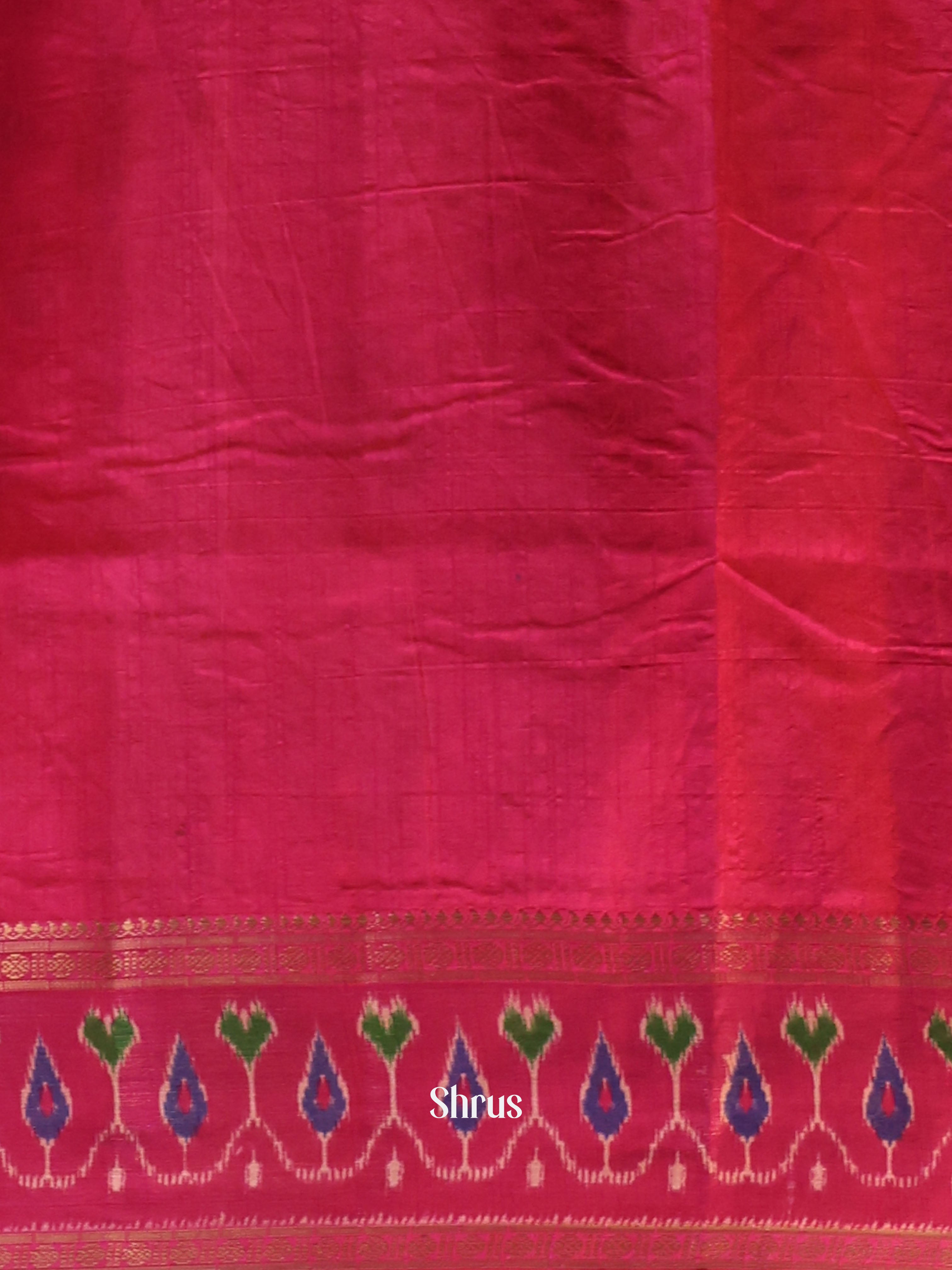 CJS17254 - Semi Patola Saree - Shop on Shrus.com