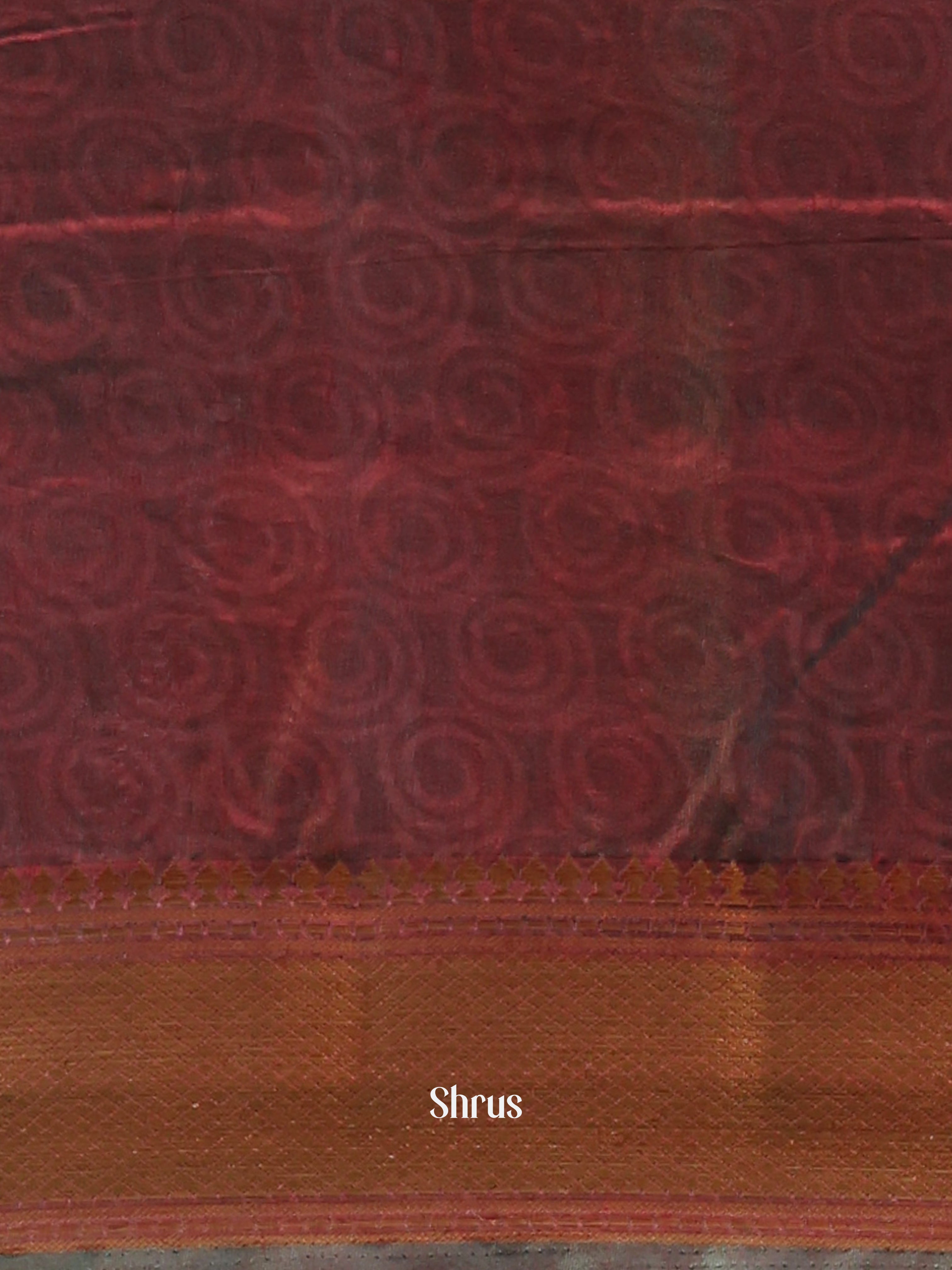 Green & Brown- Semi Patola Saree - Shop on Shrus.com