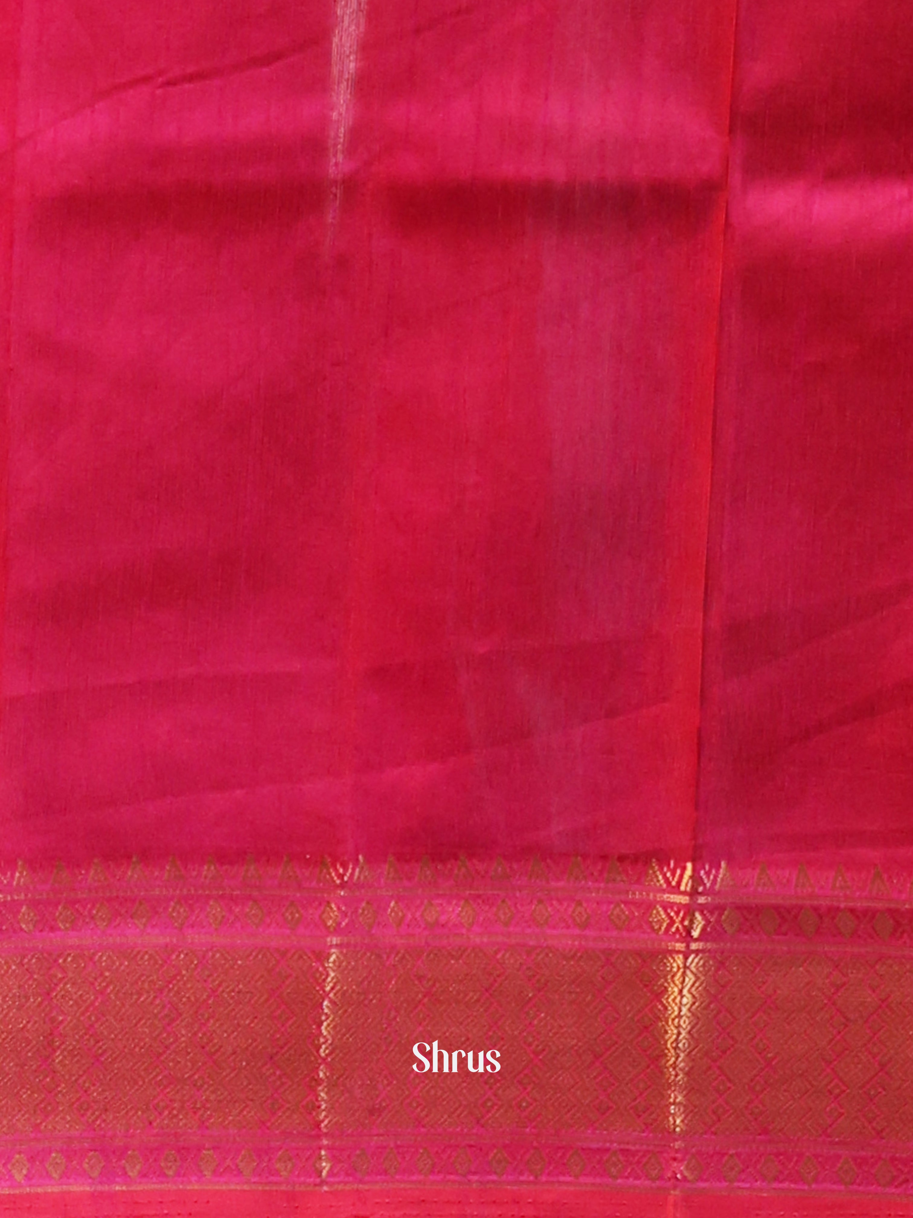 Purple & Pink - Semi Patola Saree - Shop on Shrus.com