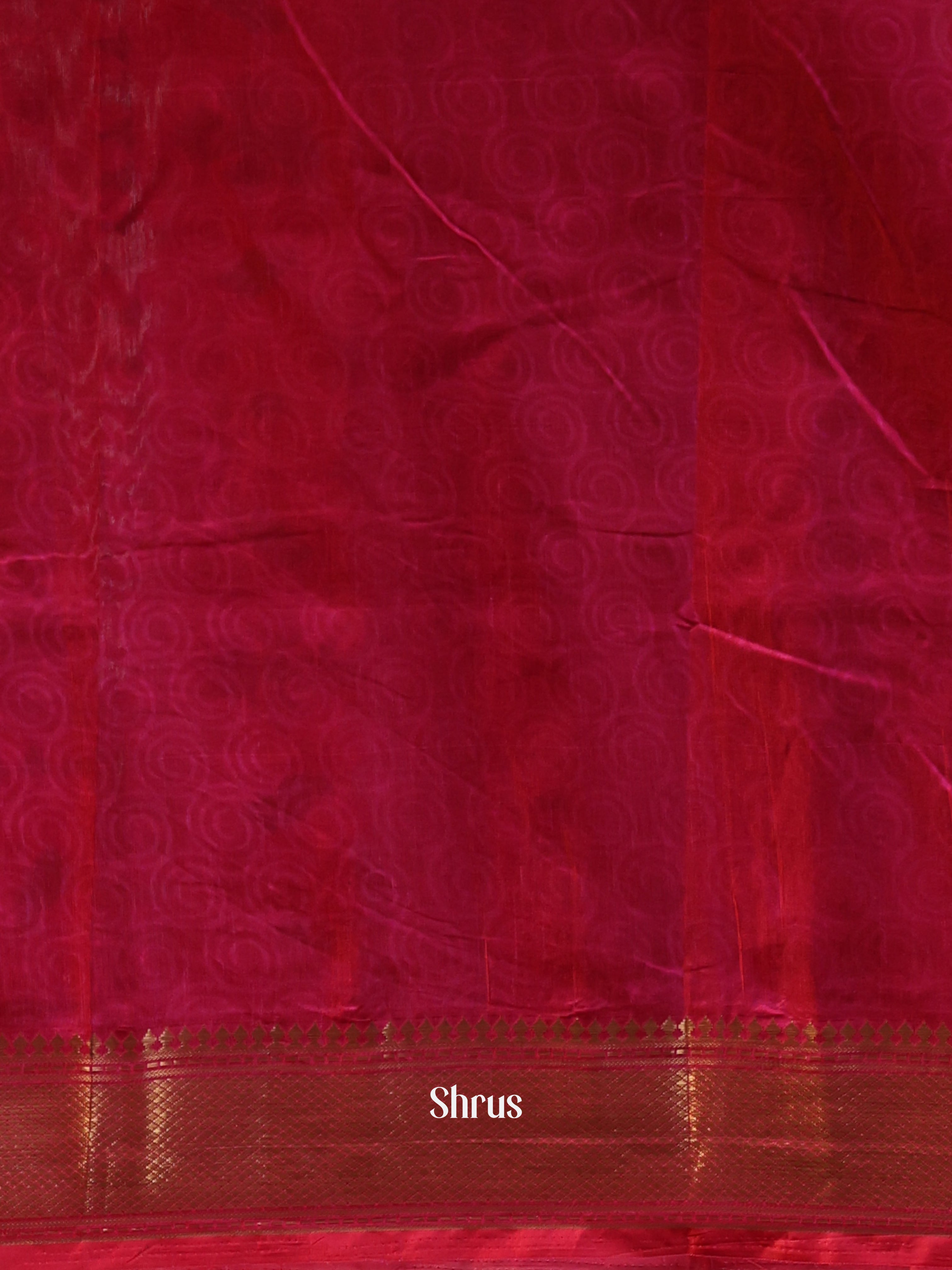 Purple & Pink - Semi Patola Saree - Shop on Shrus.com