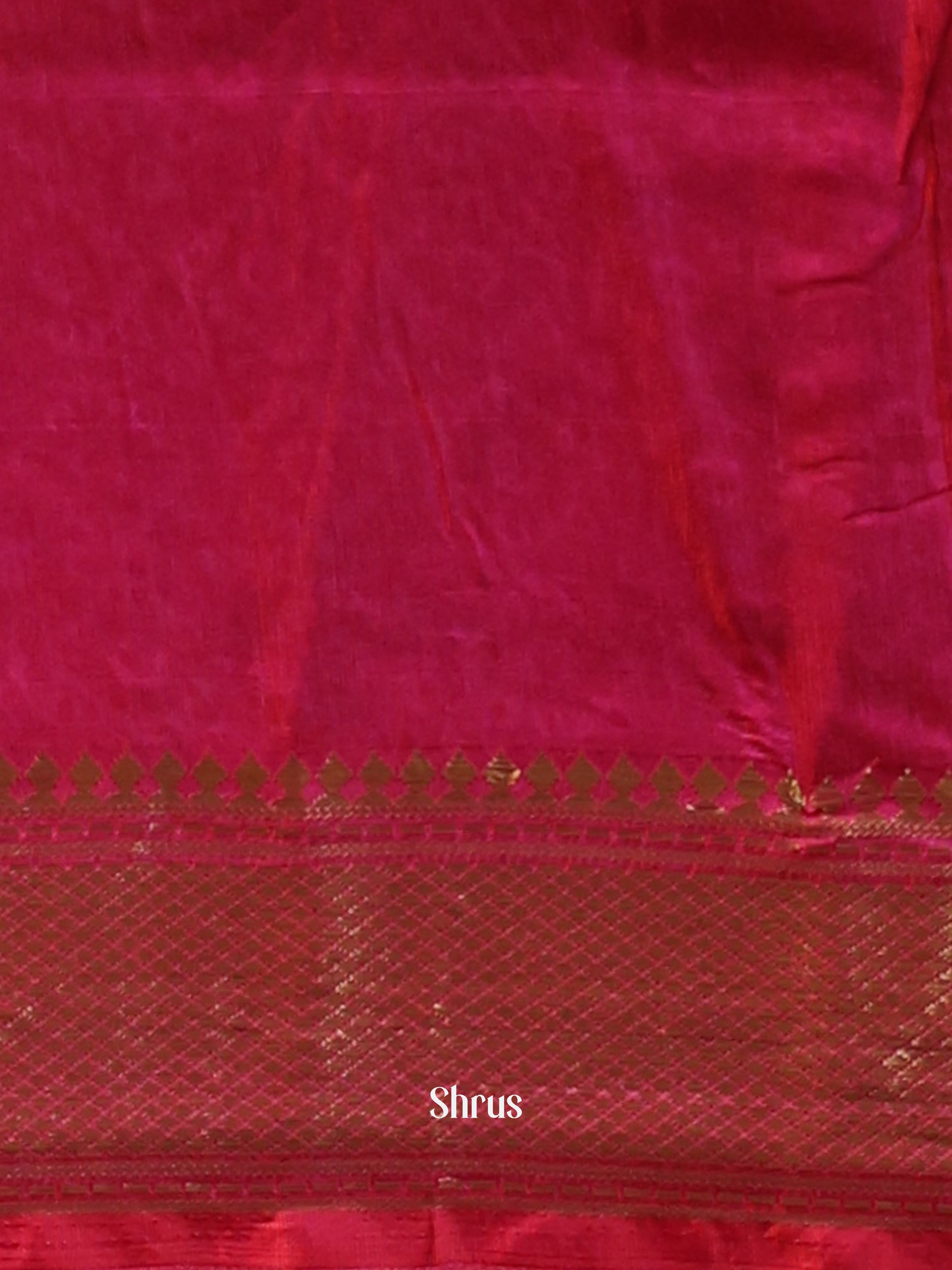 Purple & Pink - Semi Patola Saree - Shop on Shrus.com
