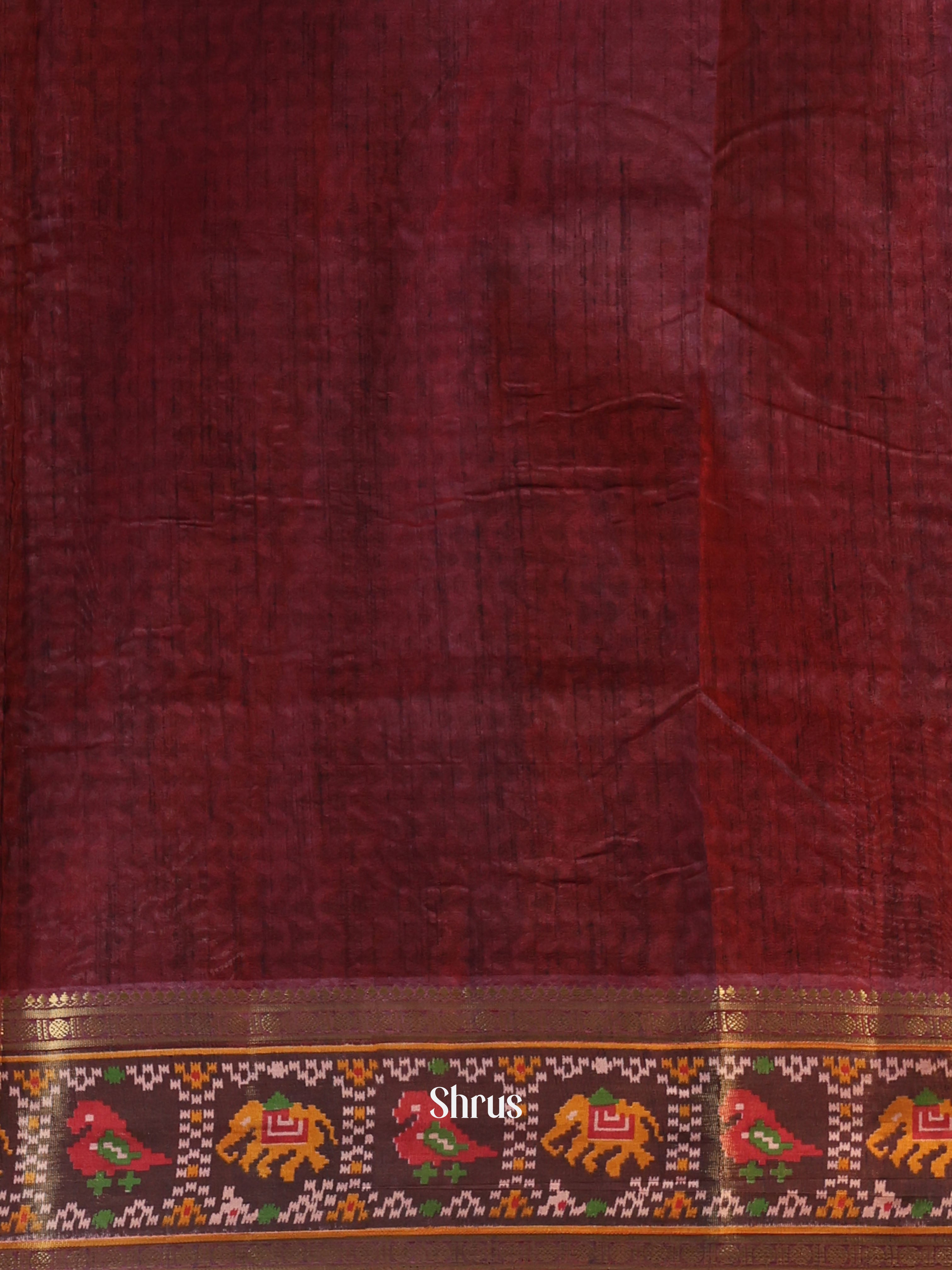 CJS17339 - Semi Patola Saree - Shop on Shrus.com