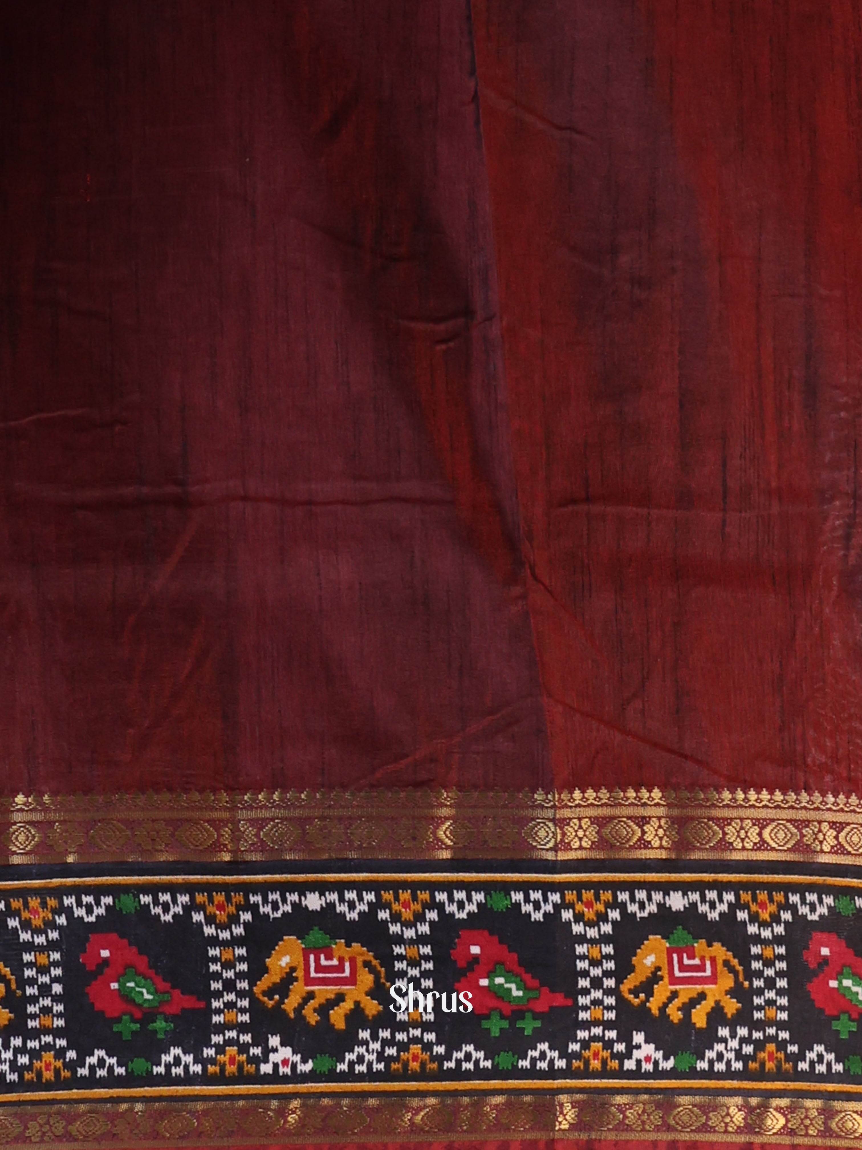 CJS17340 - Semi Patola Saree - Shop on Shrus.com
