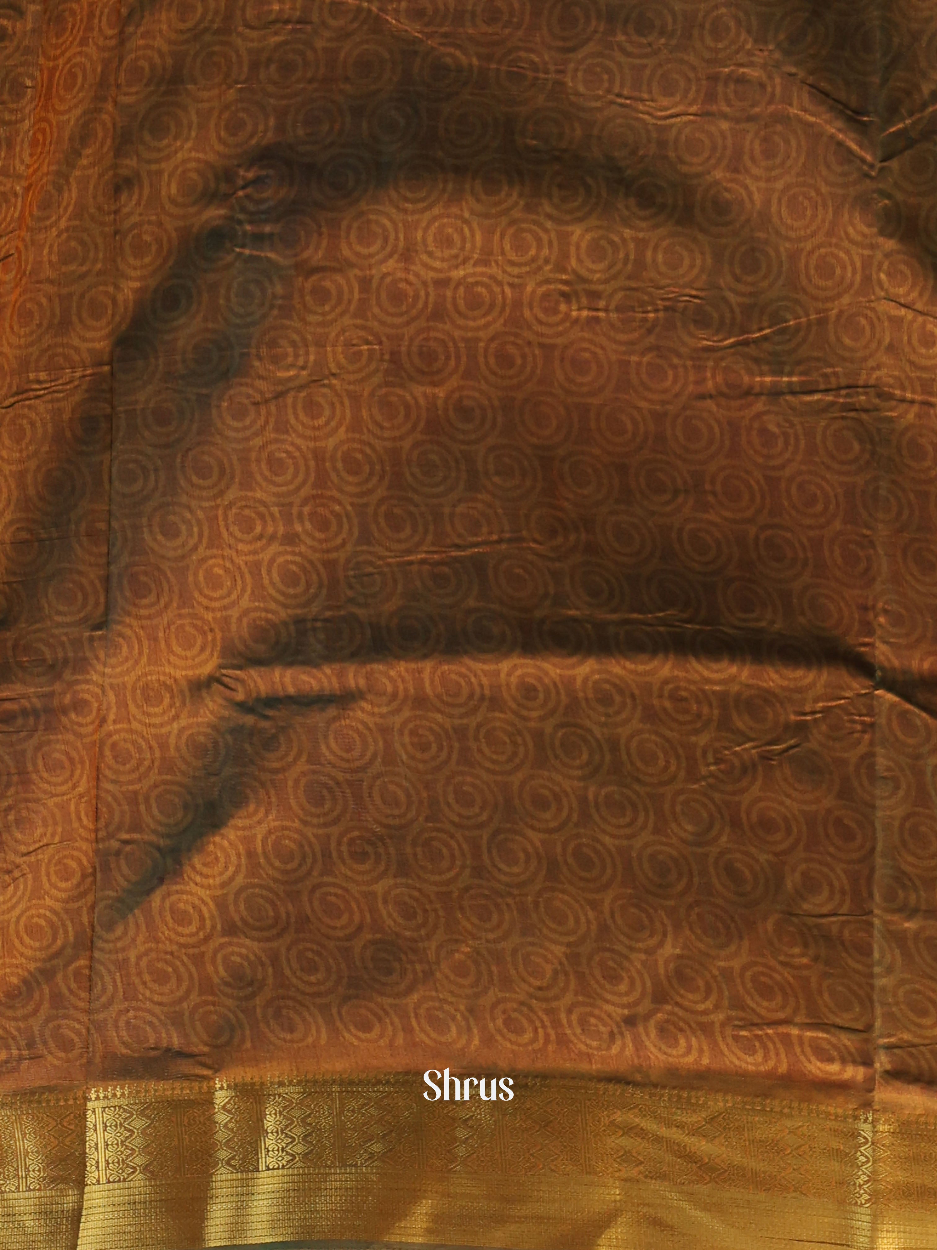 Blue & Green - Semi Patola Saree - Shop on Shrus.com