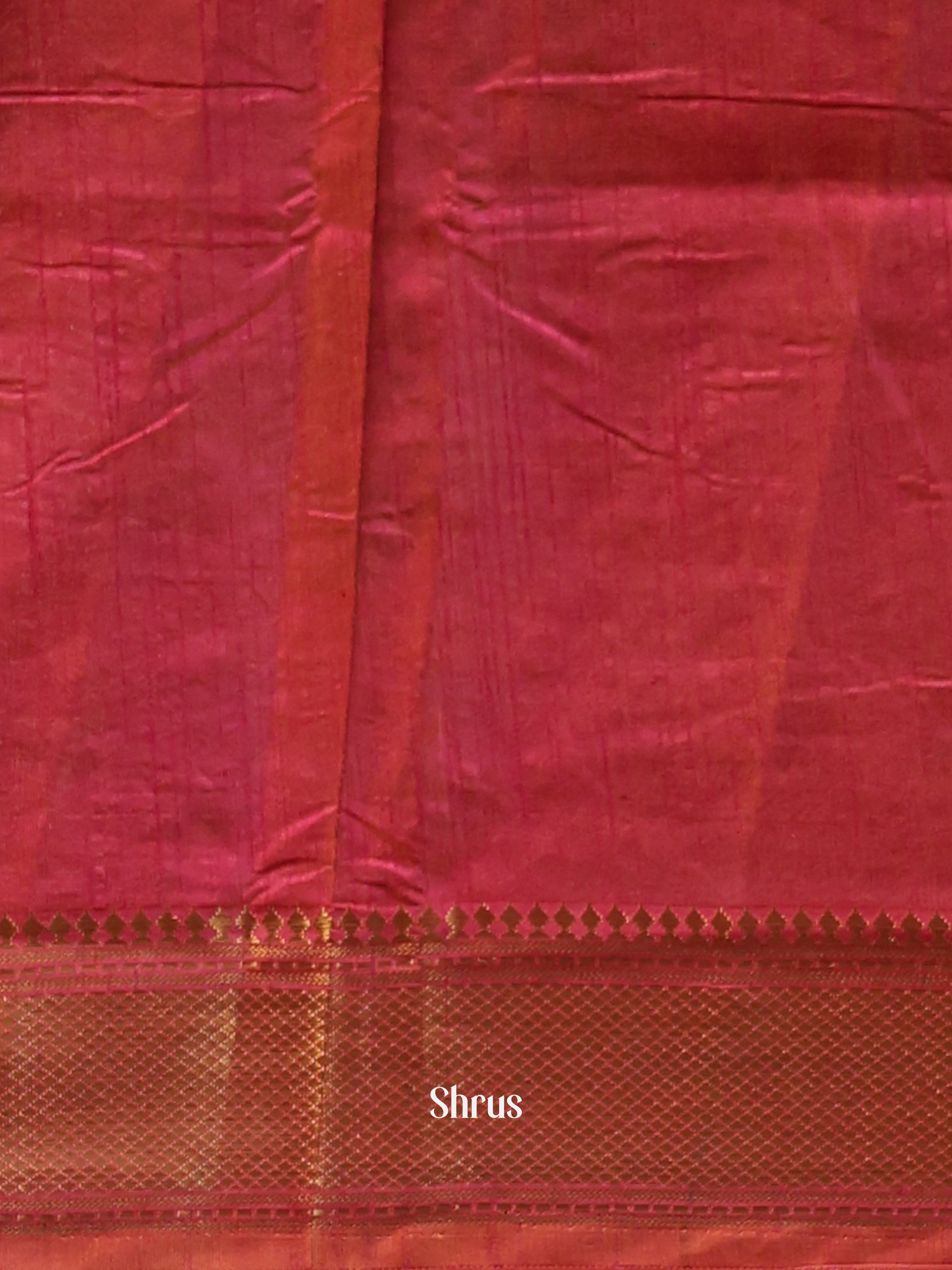Purple & Pink - Semi Patola Saree - Shop on Shrus.com