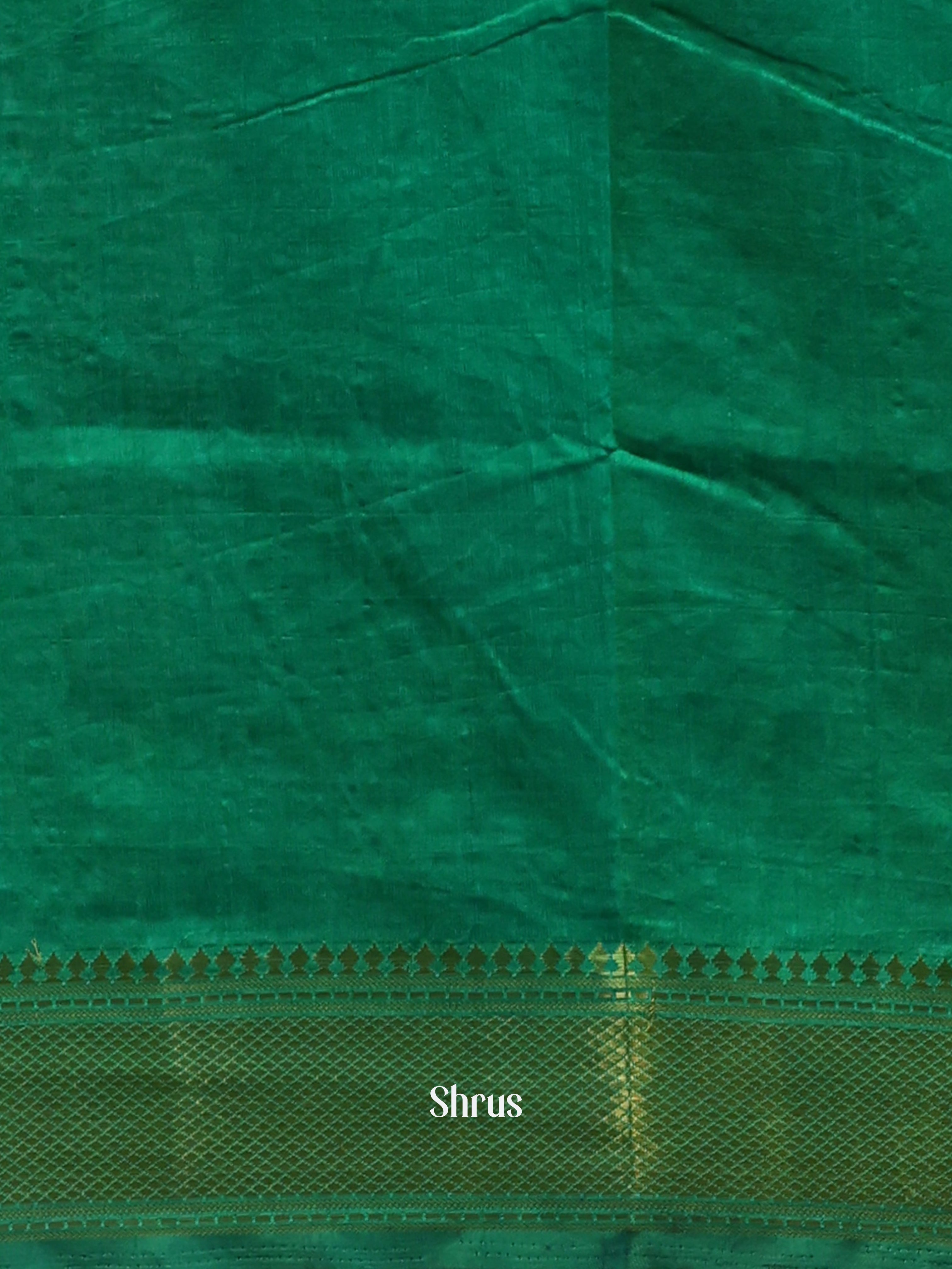 Green- Semi Patola Saree - Shop on Shrus.com