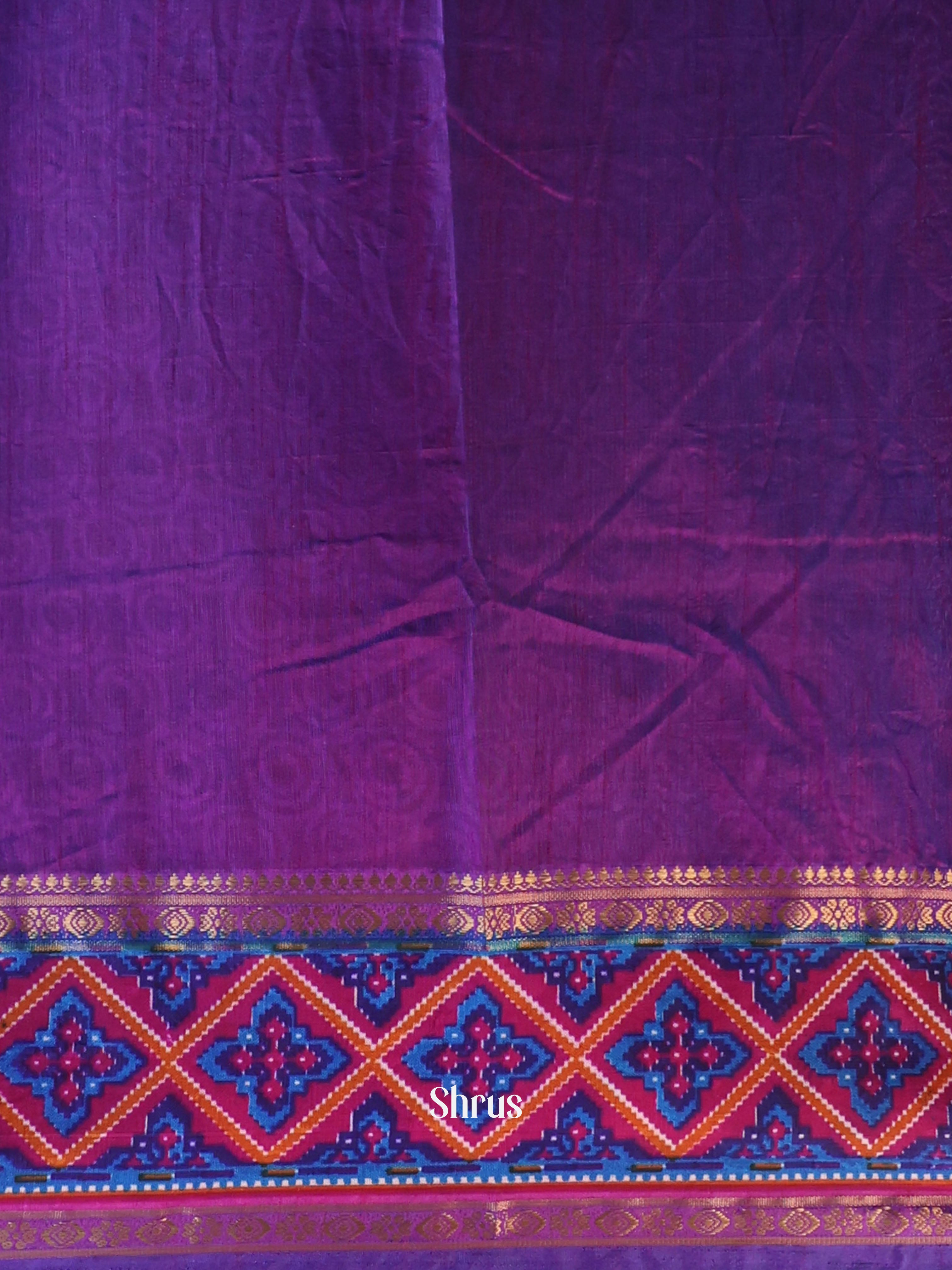 CJS17434 - Semi Patola Saree - Shop on Shrus.com