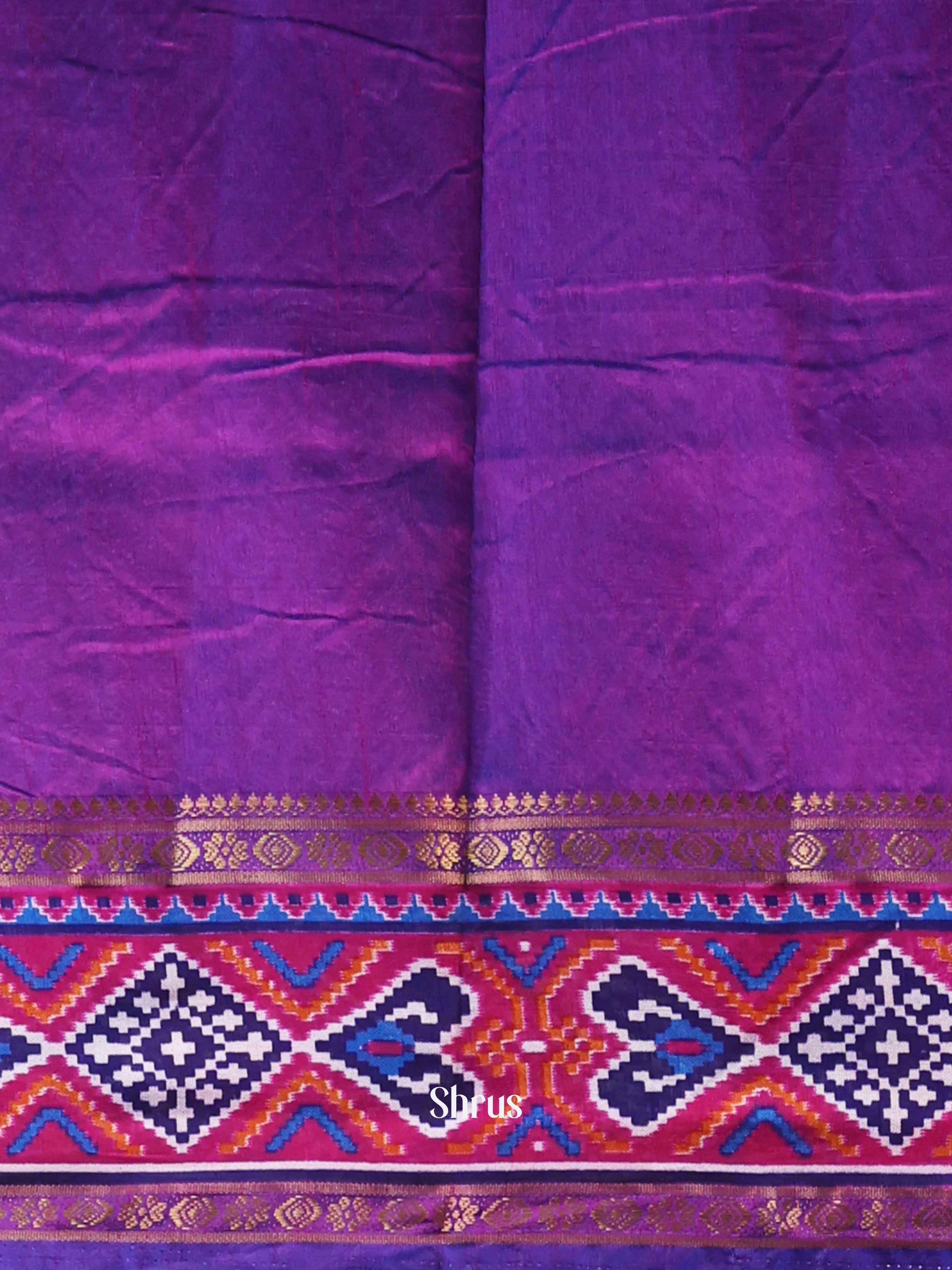 CJS17438 - Semi Patola Saree - Shop on Shrus.com