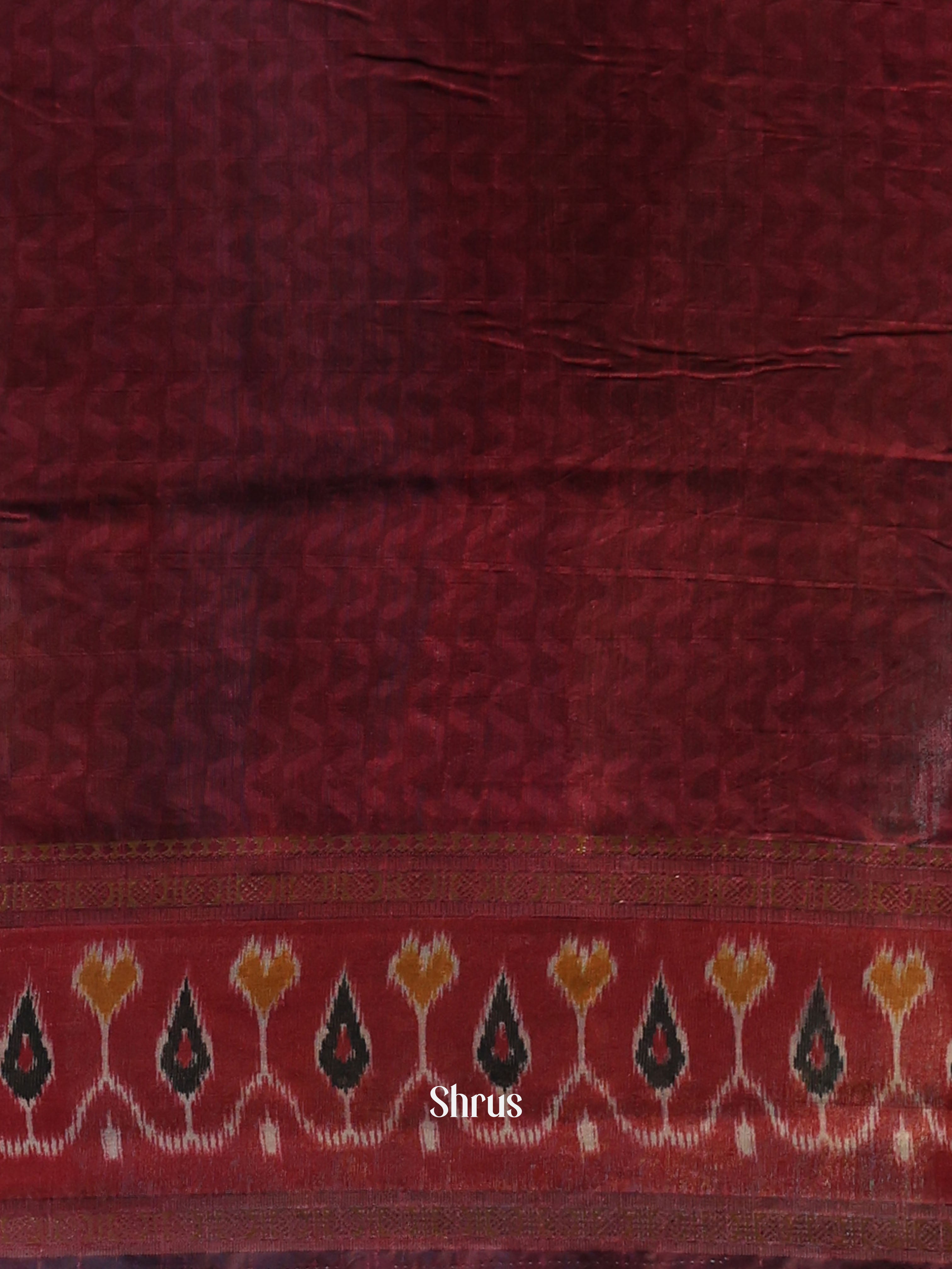 Black & Brown - Semi Patola Saree - Shop on Shrus.com