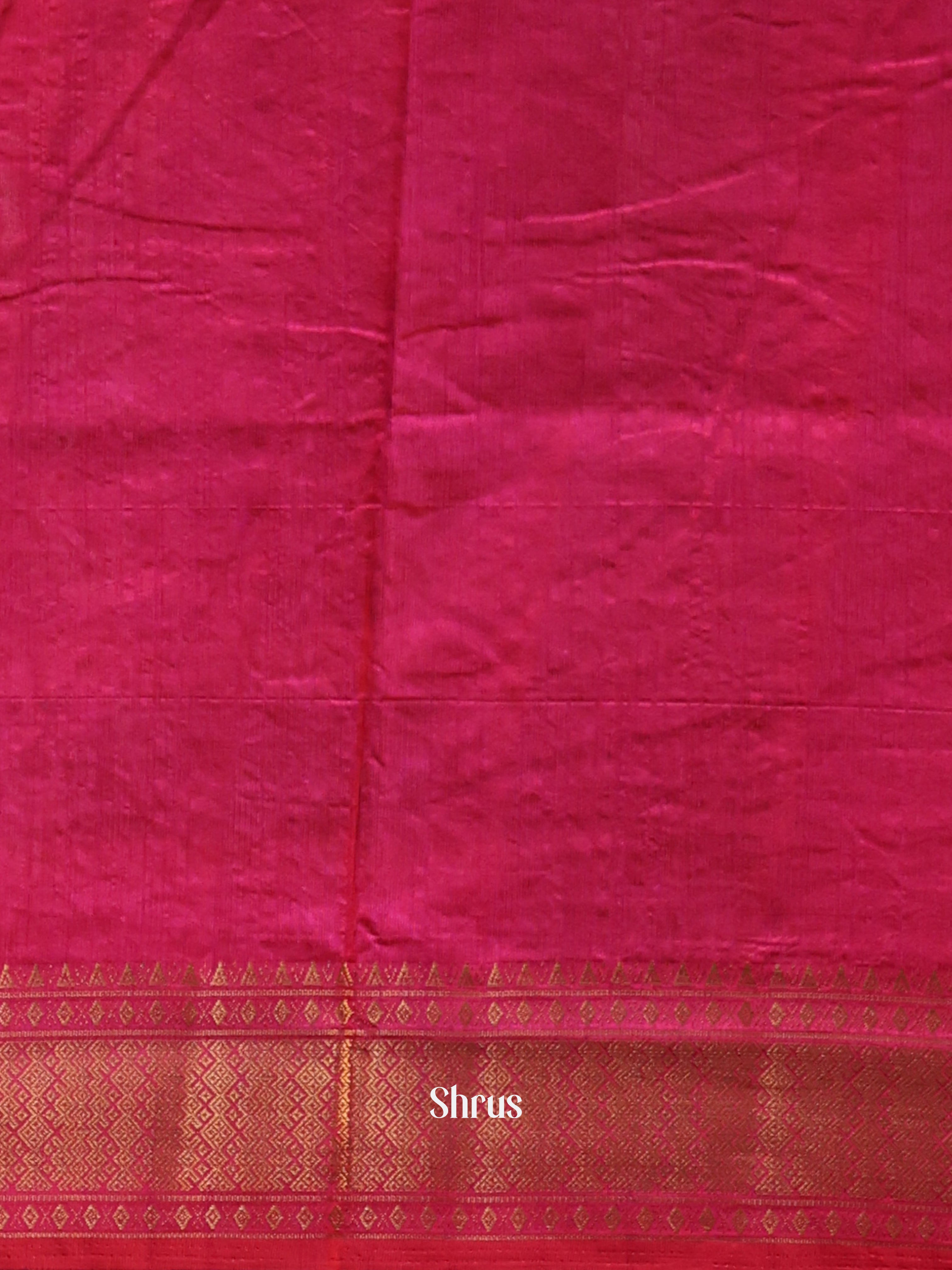 Purple & Pink- Semi Patola Saree - Shop on Shrus.com