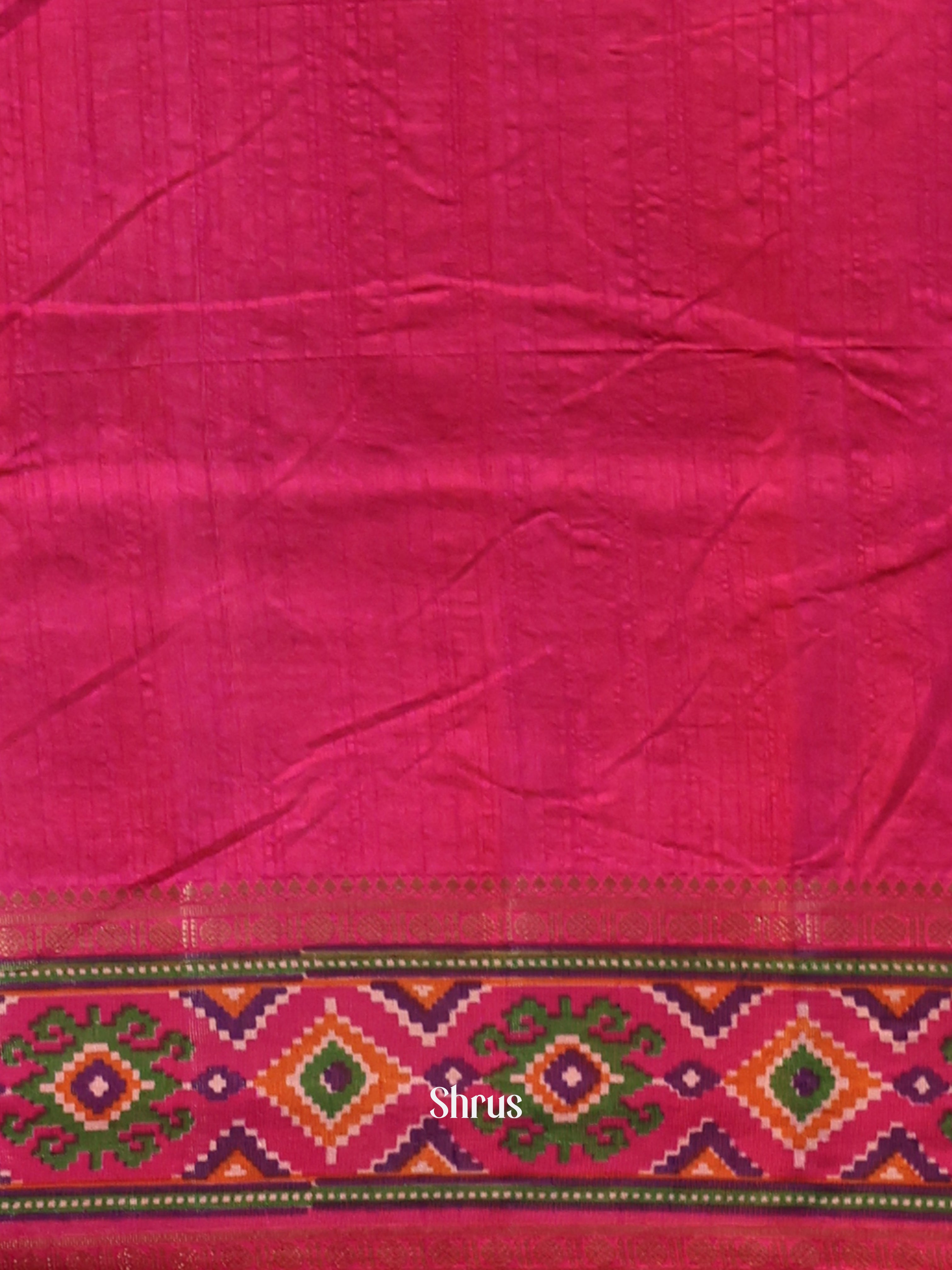 CJS17463 - Semi Patola Saree - Shop on Shrus.com