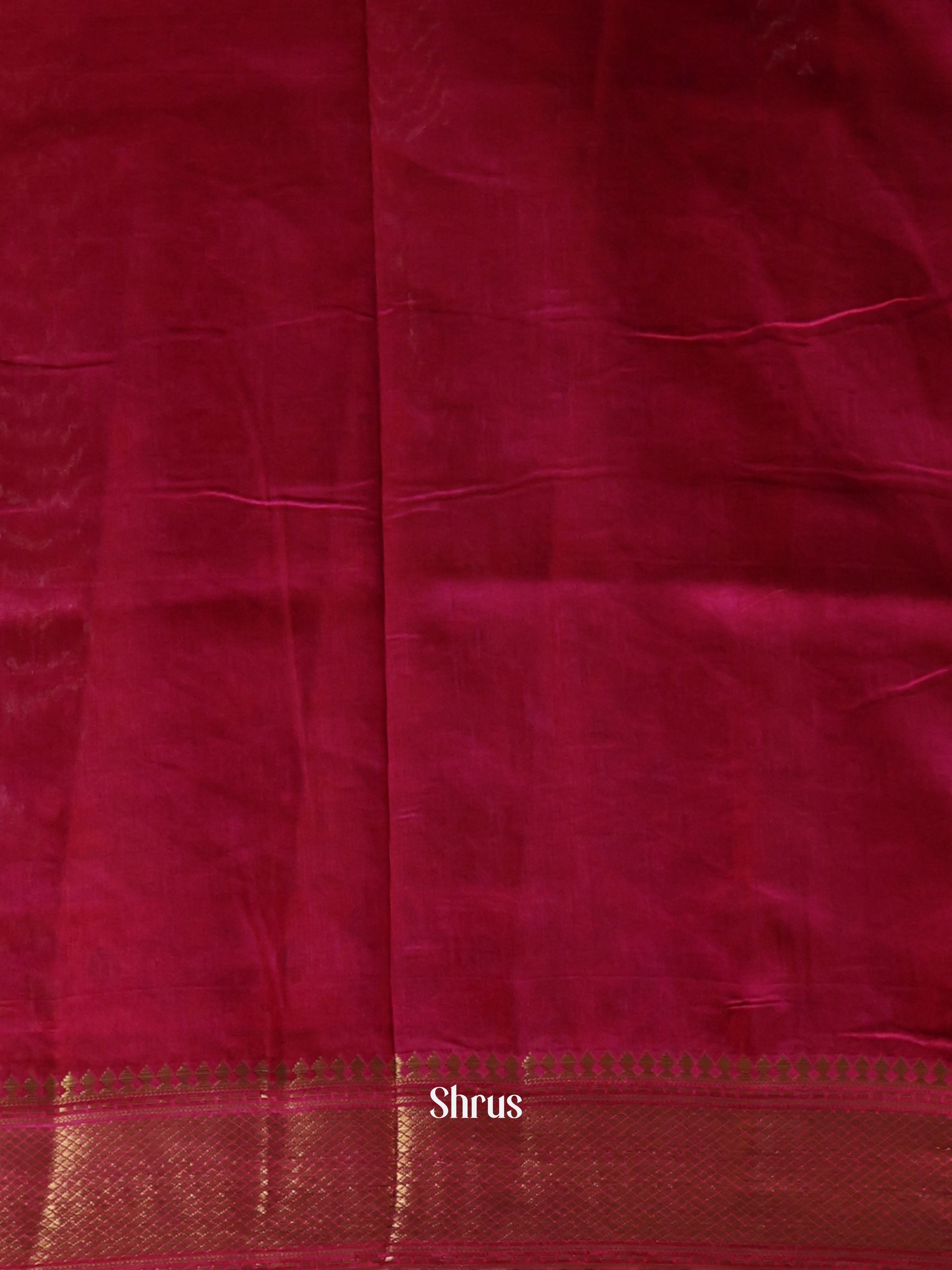 Purple & Pink - Semi Patola Saree - Shop on Shrus.com