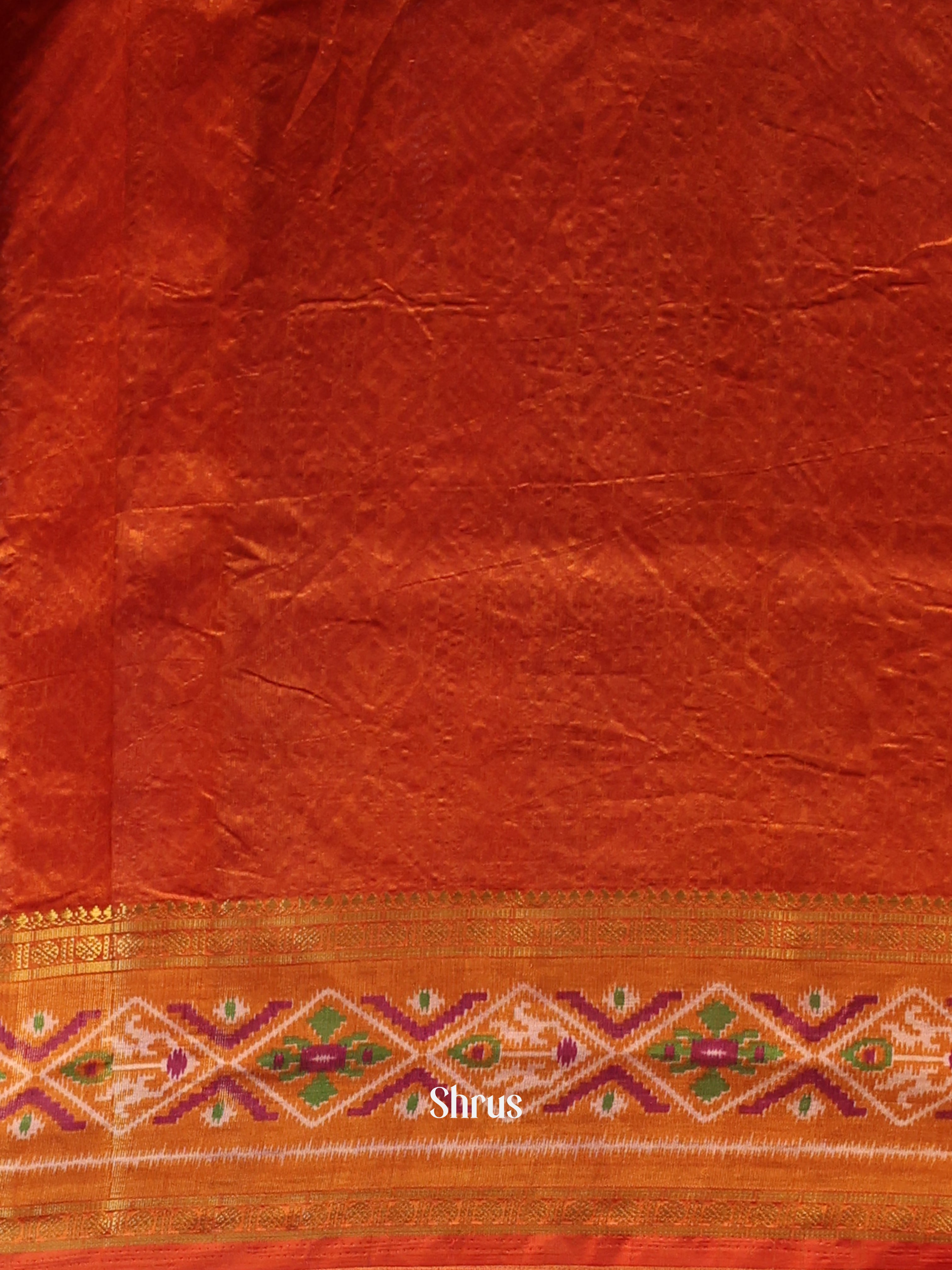 CJS17474 - Semi Patola Saree - Shop on Shrus.com