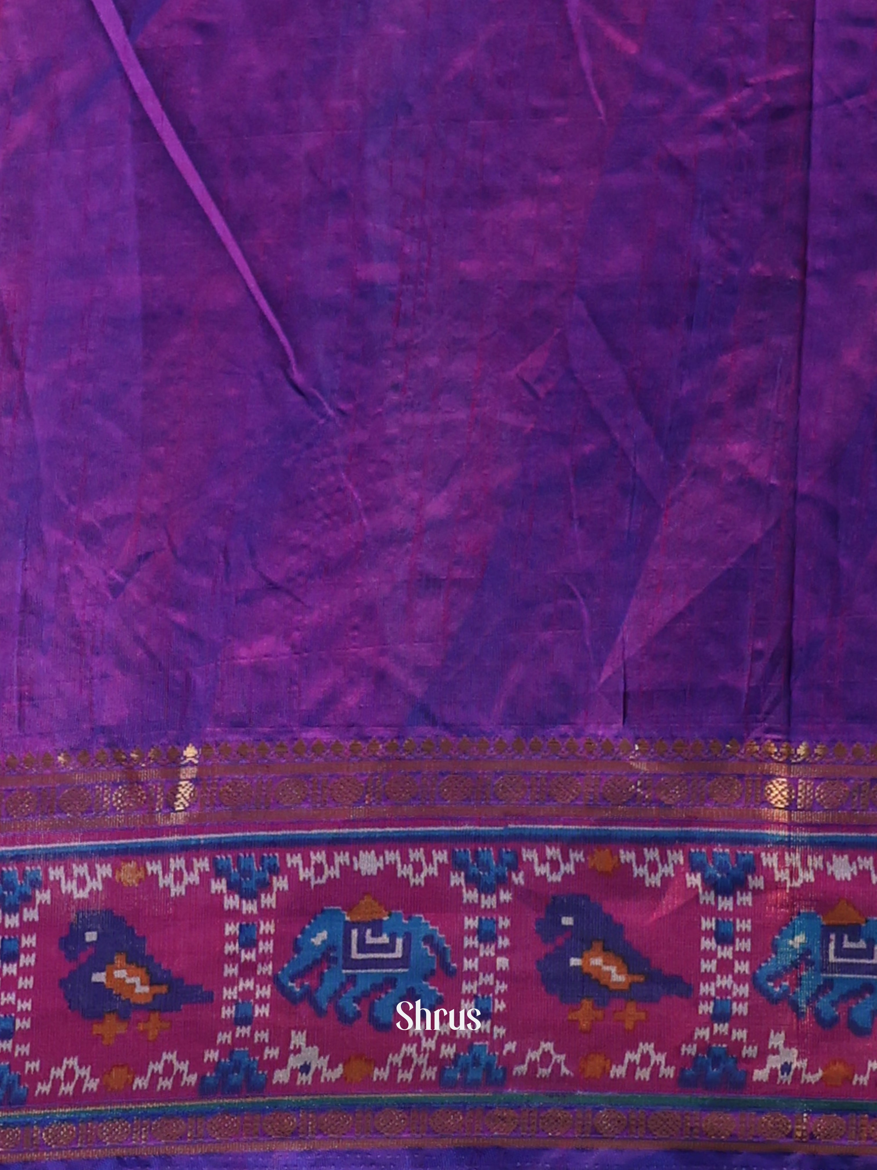 CJS17487 - Semi Patola Saree - Shop on Shrus.com