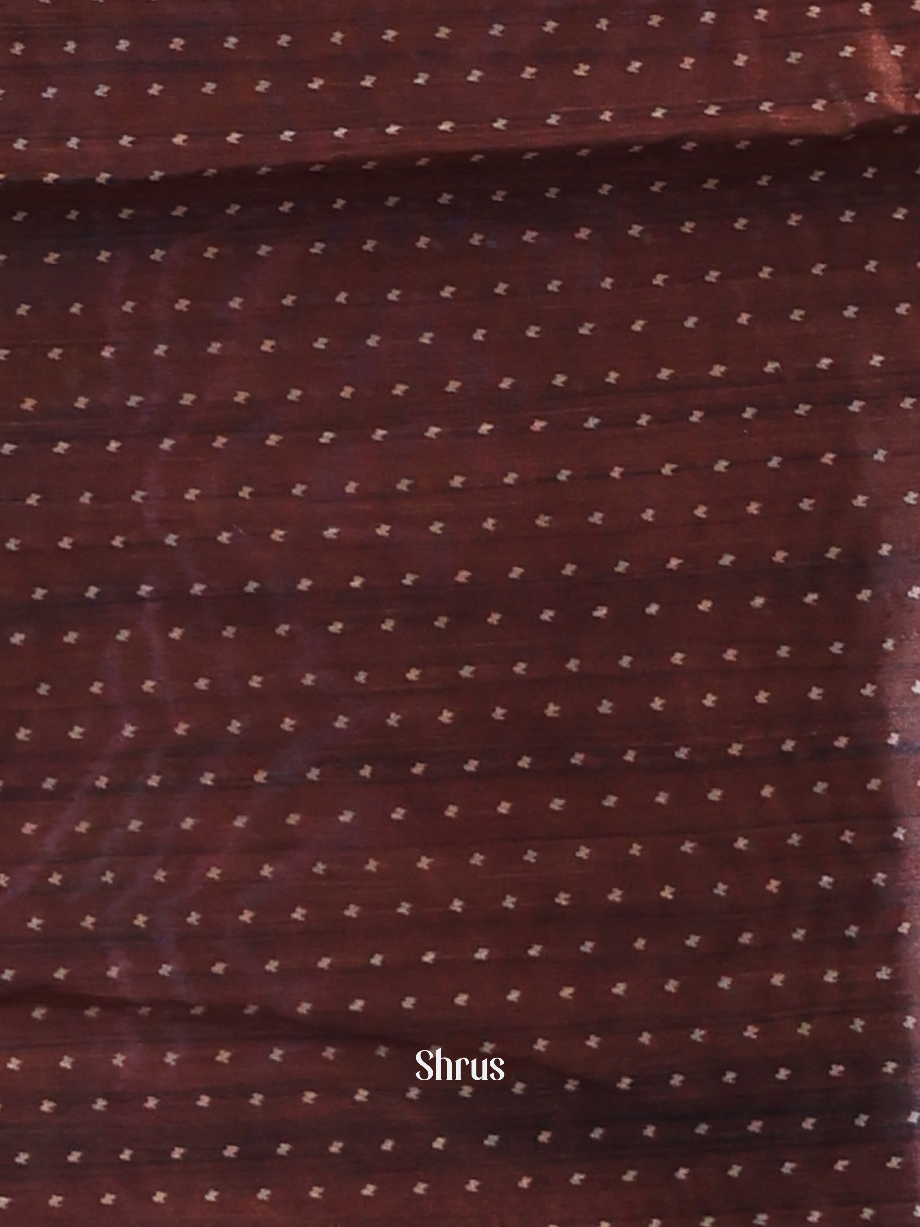 Blue & Brown- Champa semitussar Saree - Shop on Shrus.com