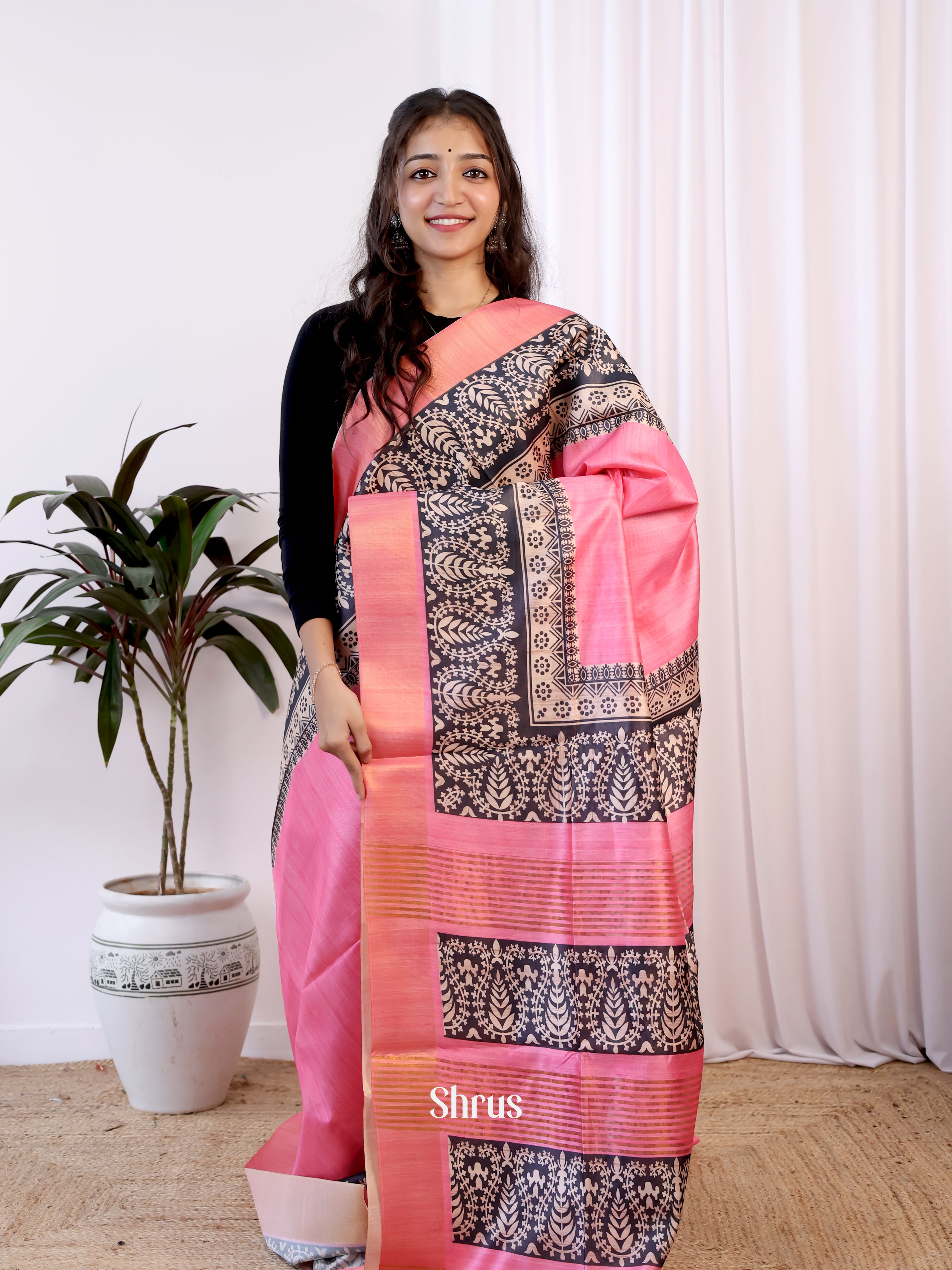 CJS17528 - Champa semitussar Saree - Shop on Shrus.com