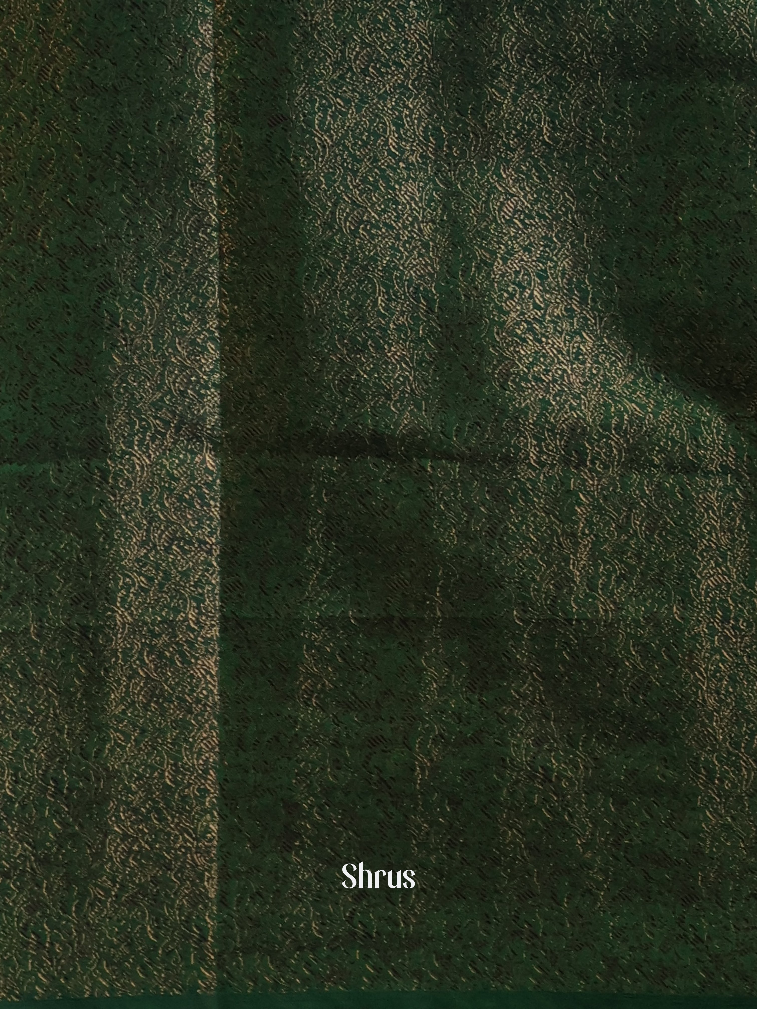 Mustard & Green - Semi Jute Saree - Shop on Shrus.com